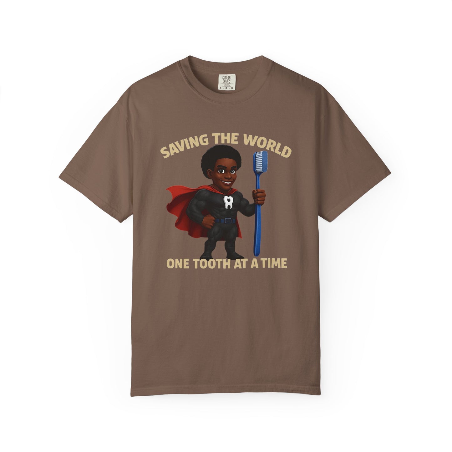 Super Smiles Defender - BM  Unisex Garment-Dyed T-shirt