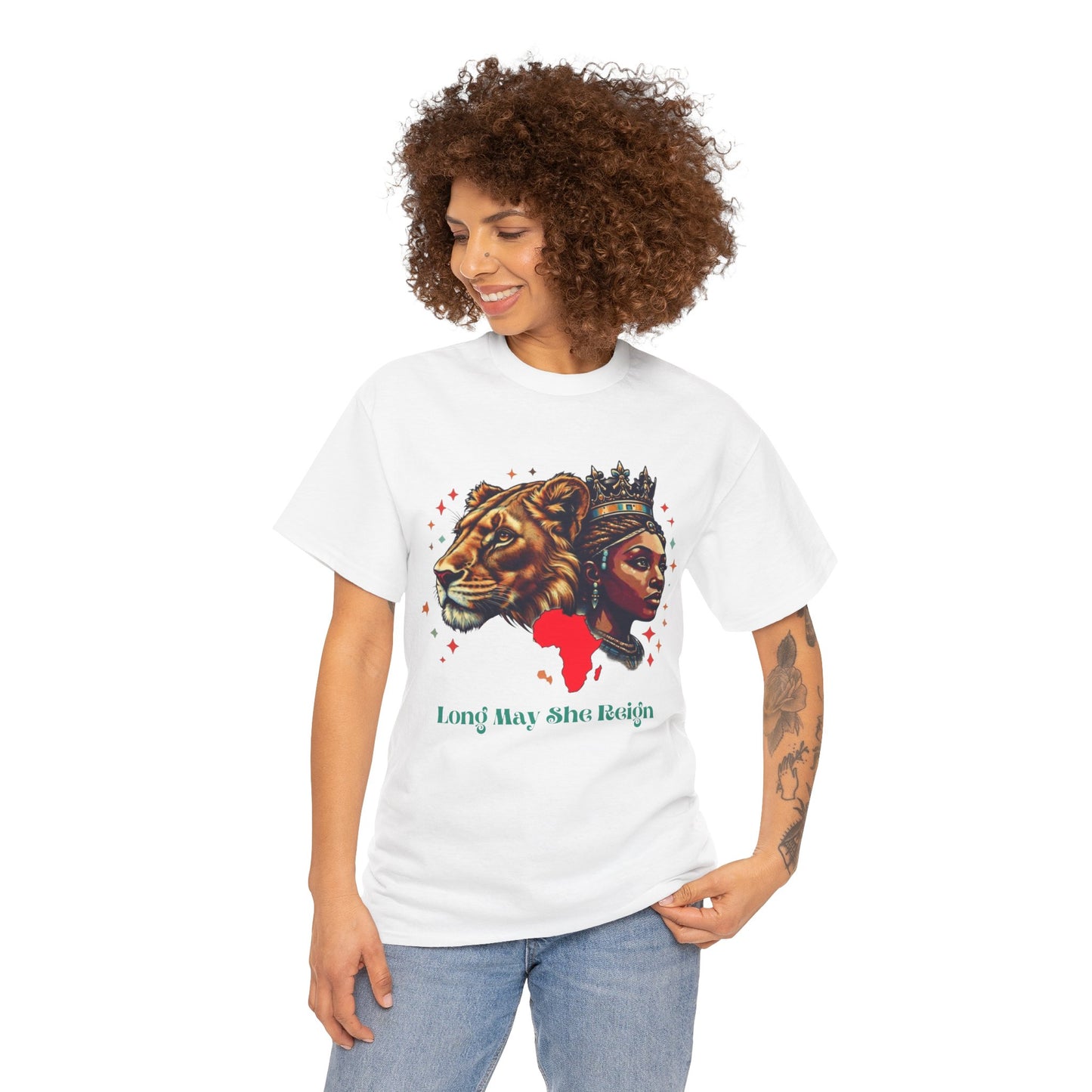 Long May She Reign Unisex Heavy Cotton Tee