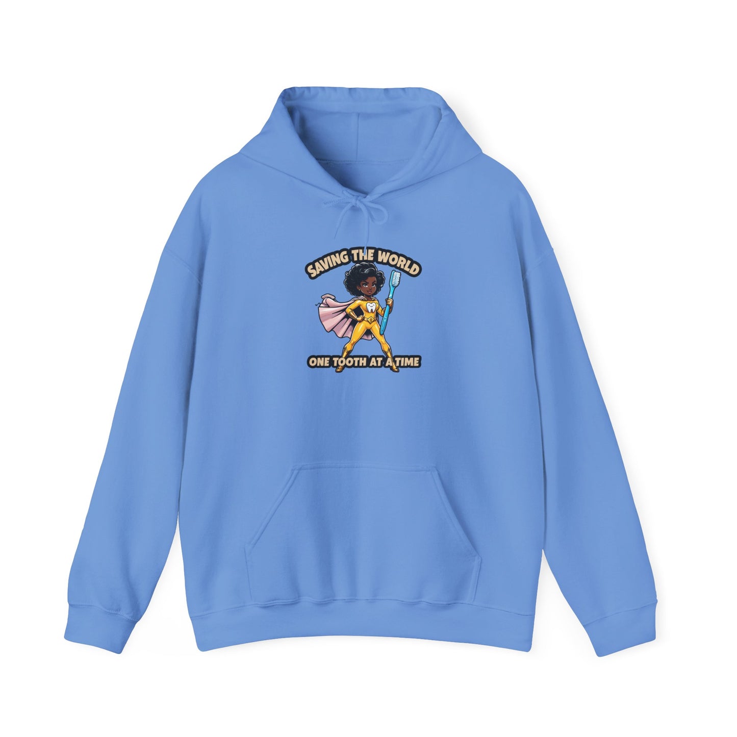 Super Smiles Defender - BW Unisex Heavy Blend™ Hooded Sweatshirt