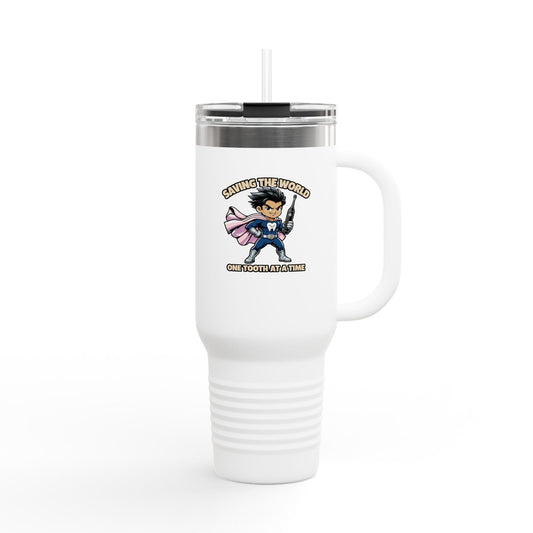 Super Smiles Defender - AM Insulated Travel Mug, 40oz - Insulated Travel Mug