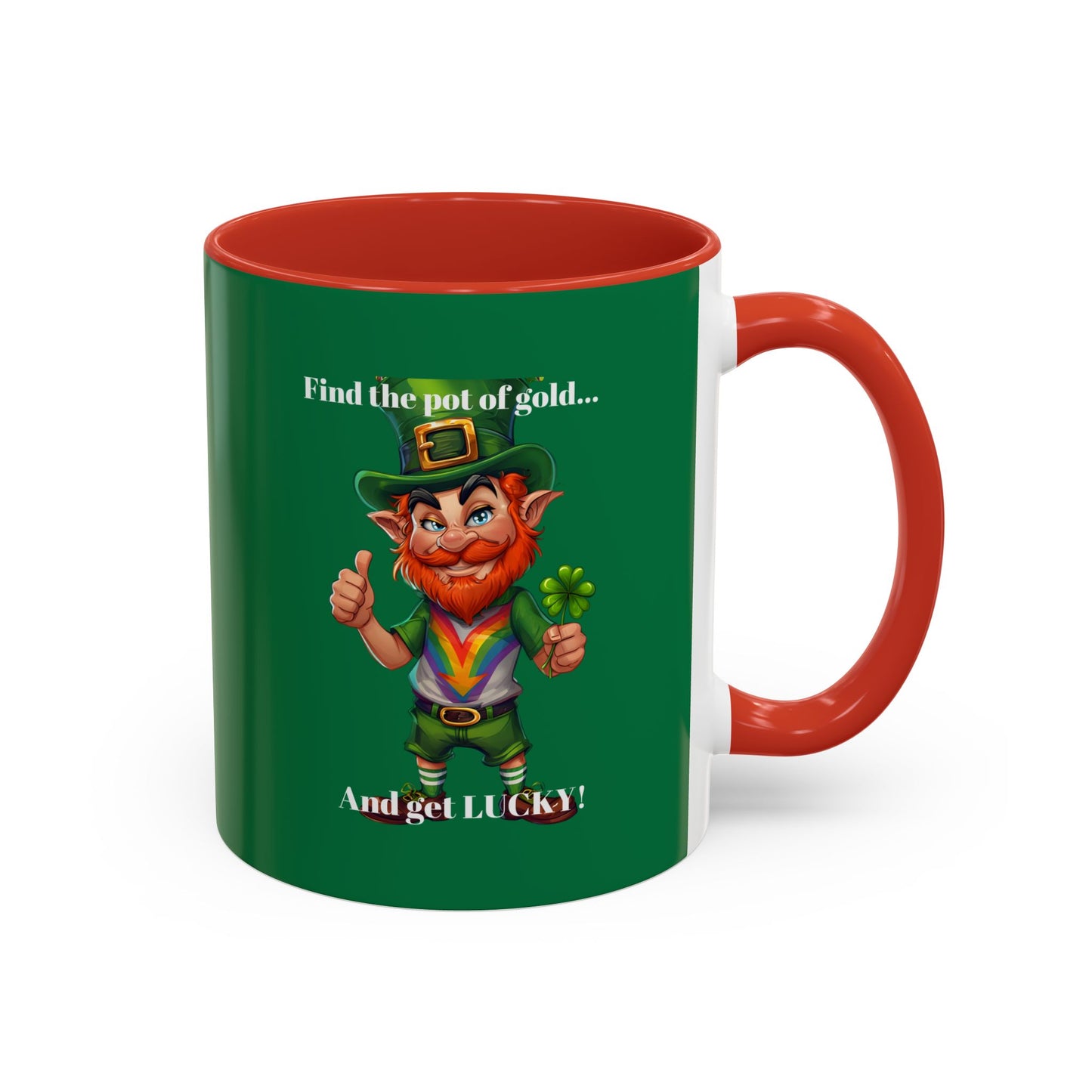 Accent Mug - Get Lucky M Design - 11oz