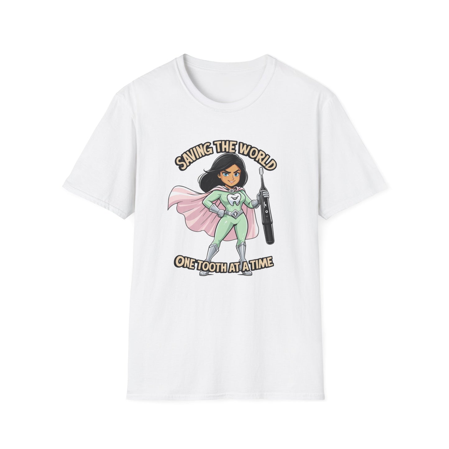 Super Smiles Defender - IW  Unisex Softstyle T-Shirt