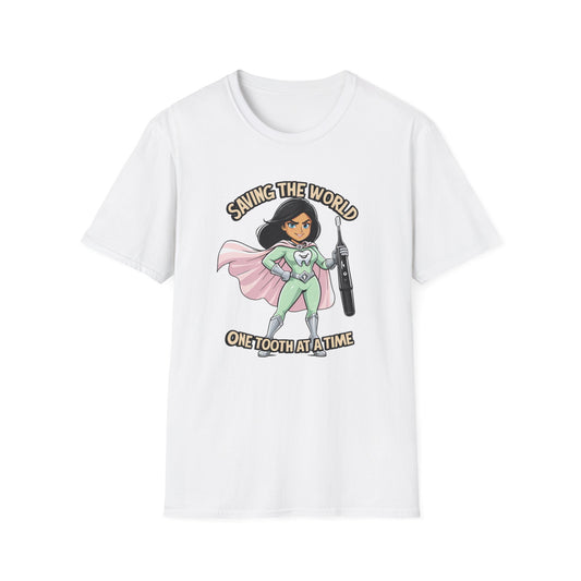 Super Smiles Defender - IW  Unisex Softstyle T-Shirt