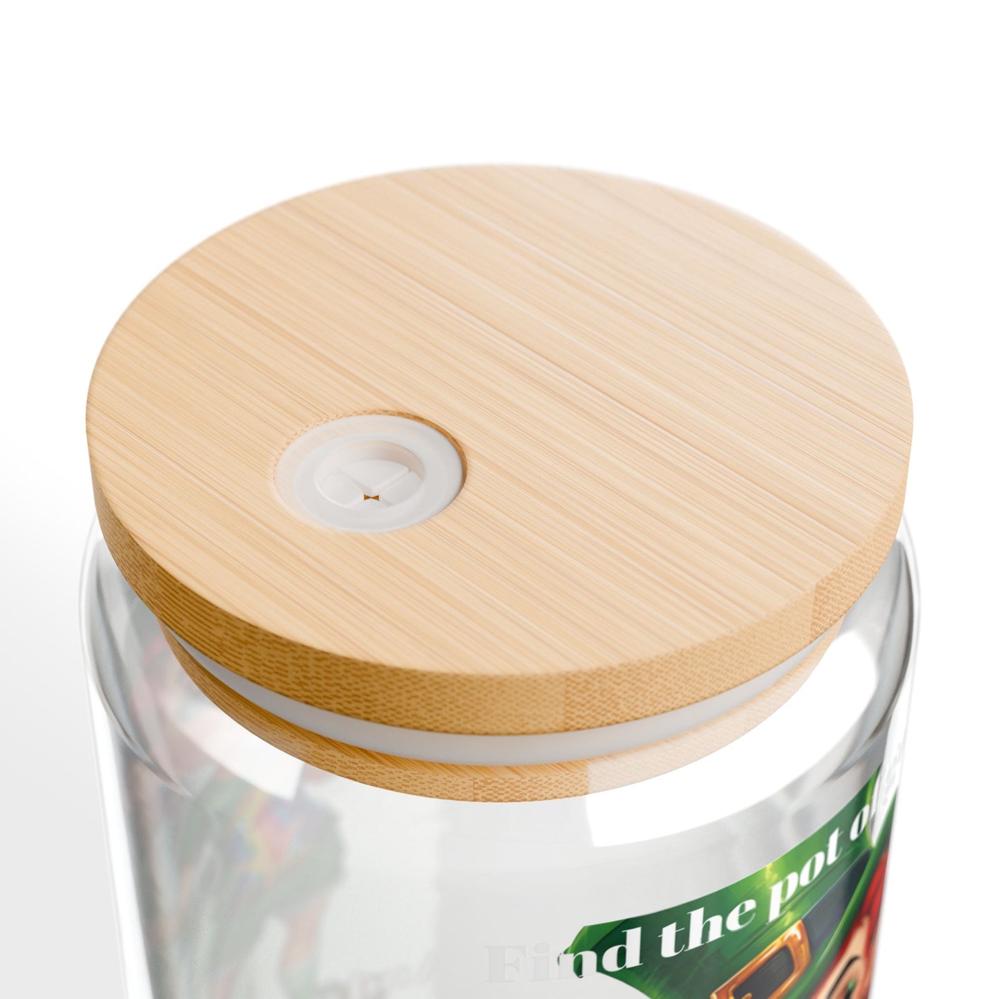 Glass Tumbler - Get Lucky F Design, 16oz