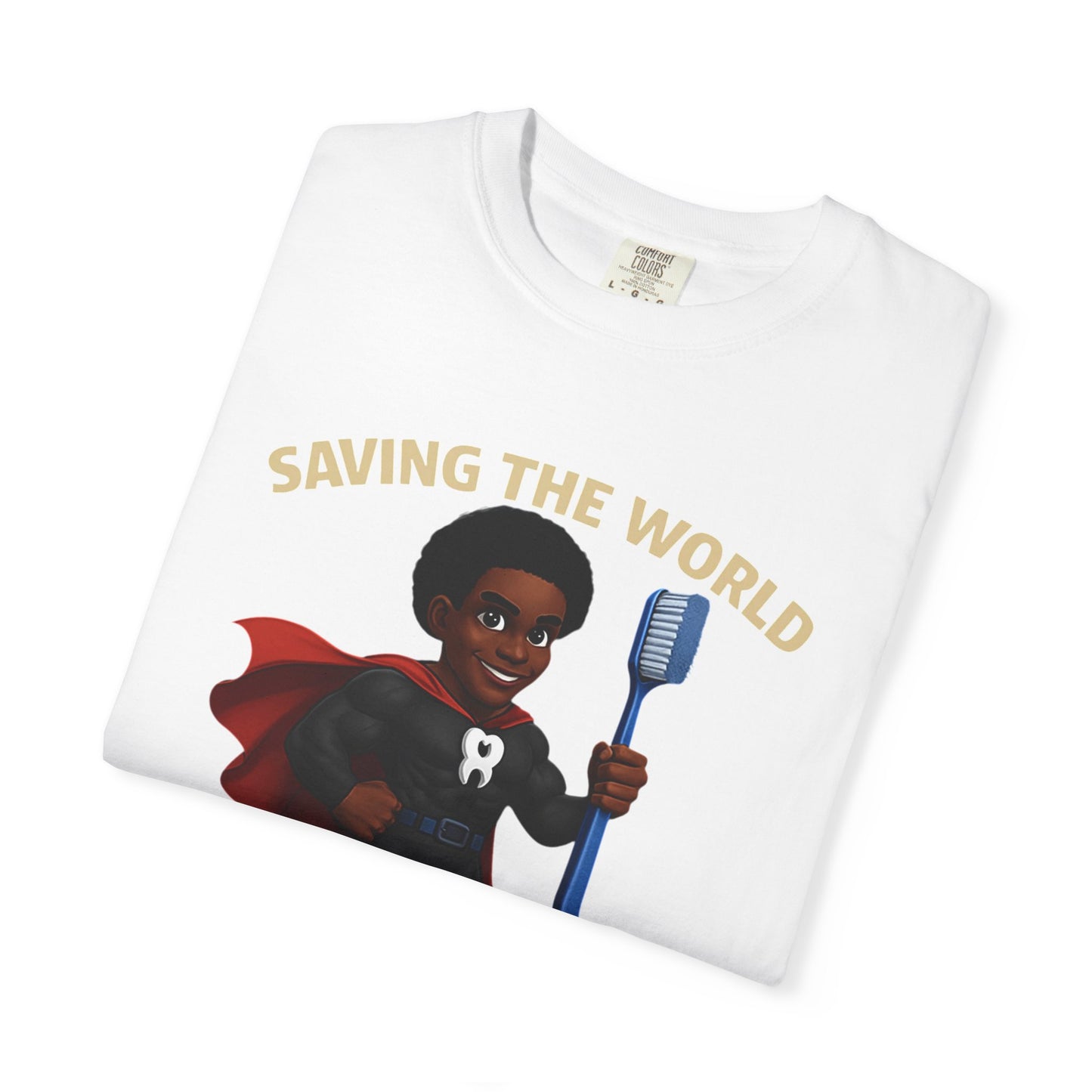 Super Smiles Defender - BM  Unisex Garment-Dyed T-shirt