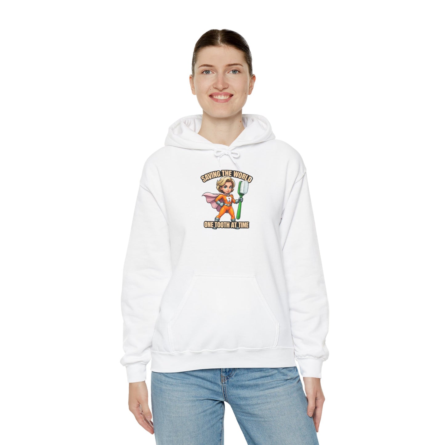 Super Smiles Defender - WW Unisex Heavy Blend™ Hooded Sweatshirt