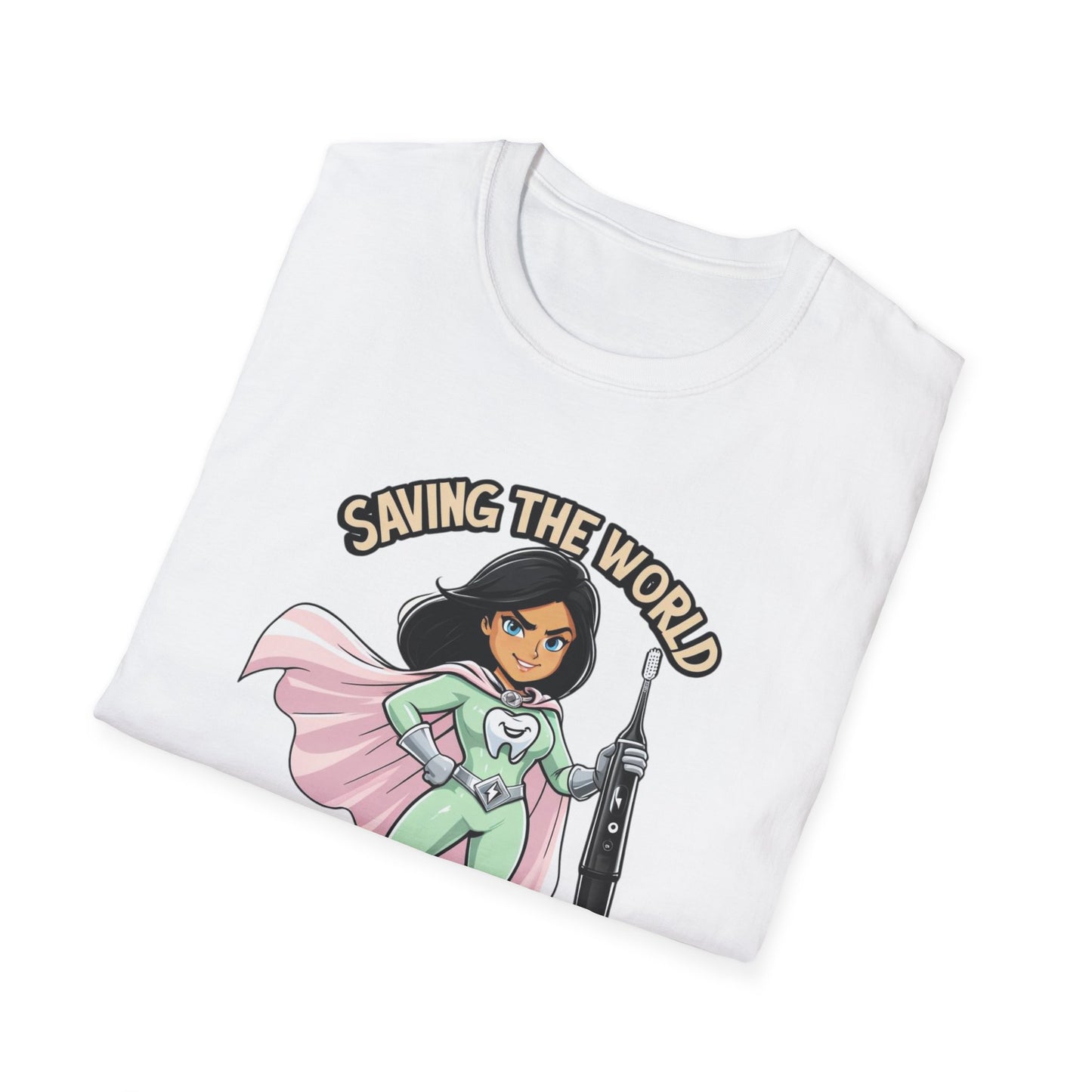 Super Smiles Defender - IW  Unisex Softstyle T-Shirt