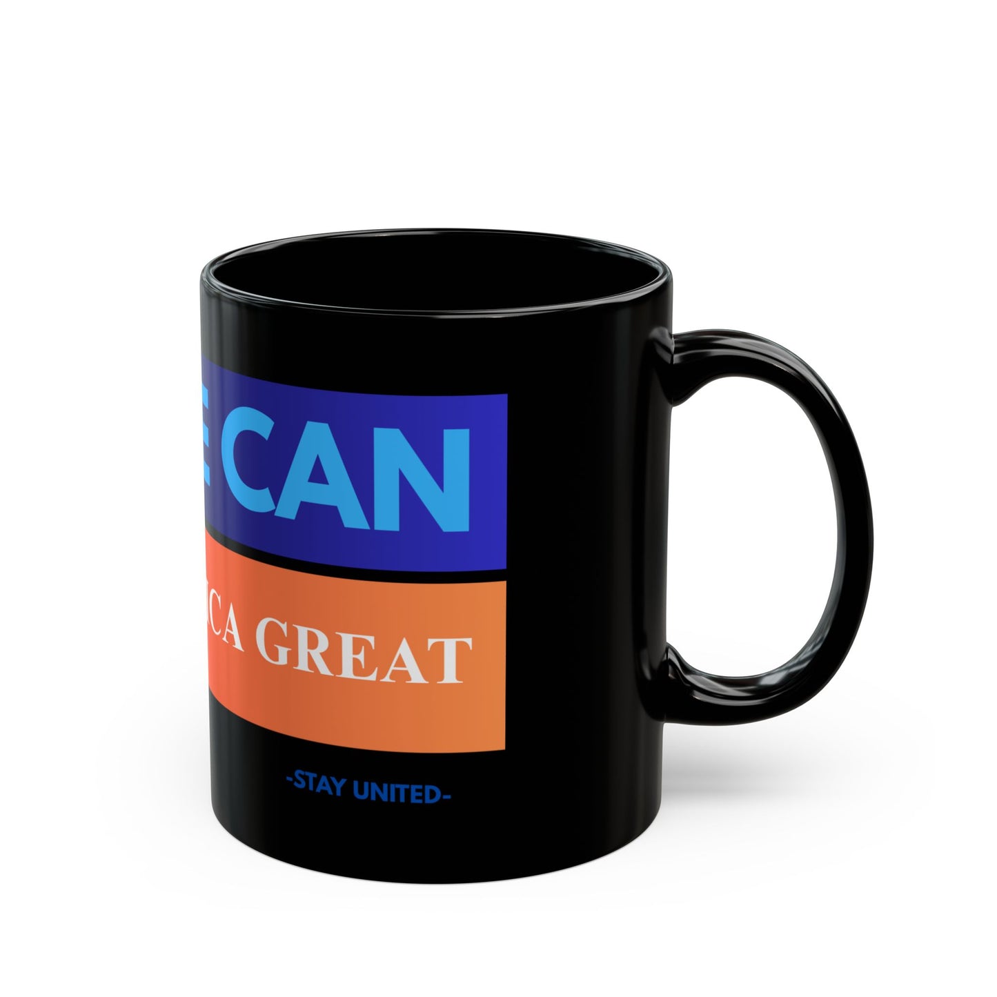 Yes You Can Make America Great Black Mug (11oz)