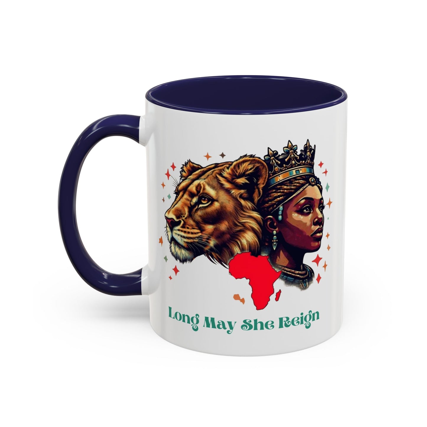 Long May She Reign -  Accent Coffee Mug (11oz)