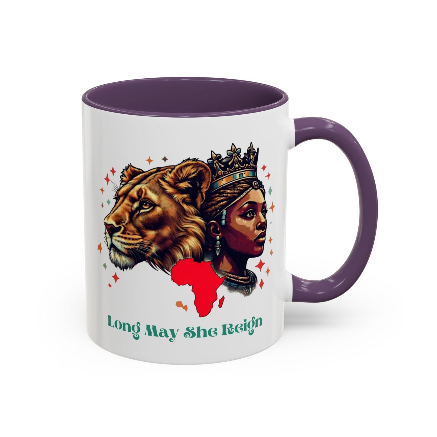 Long May She Reign -  Accent Coffee Mug (11oz)