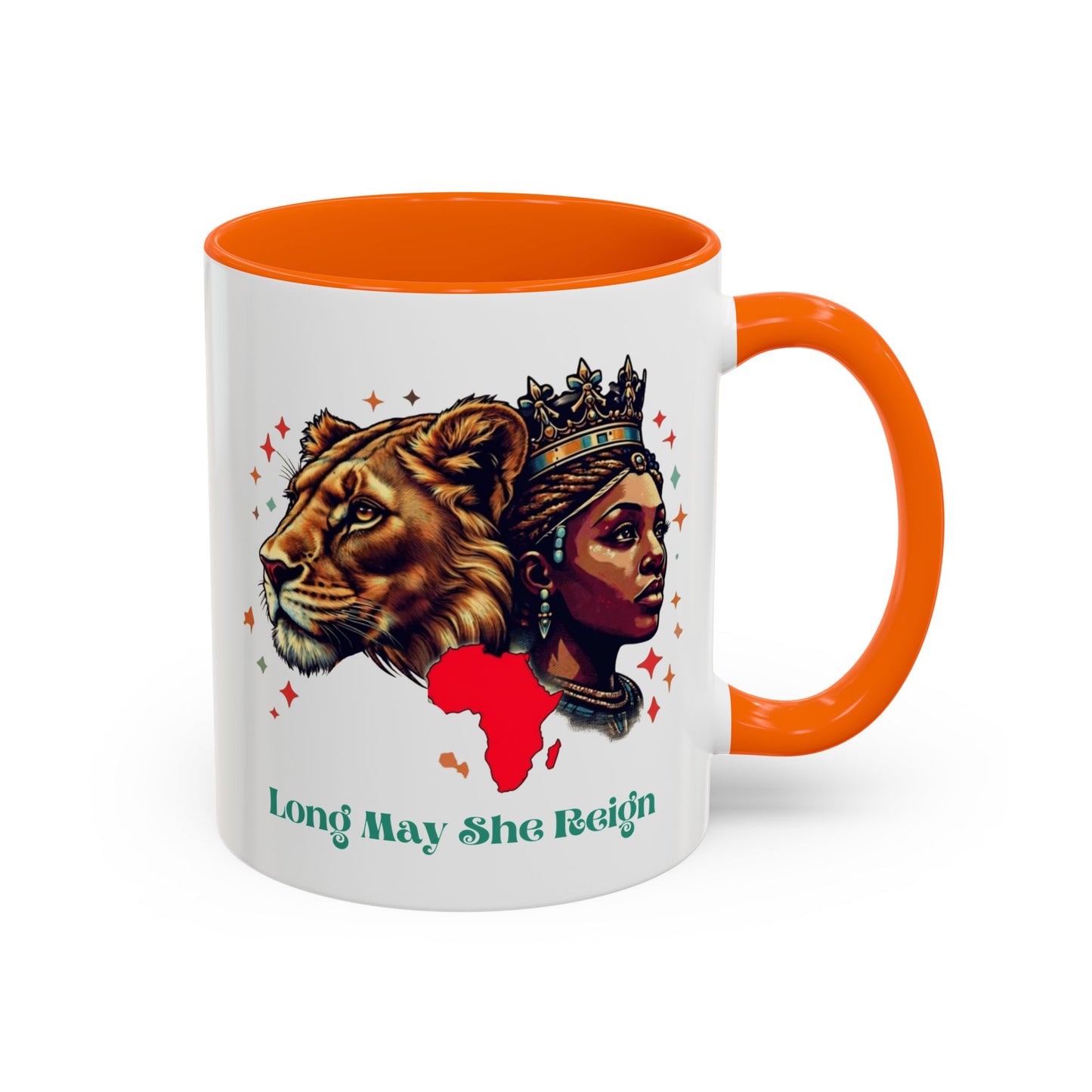 Long May She Reign -  Accent Coffee Mug (11oz)