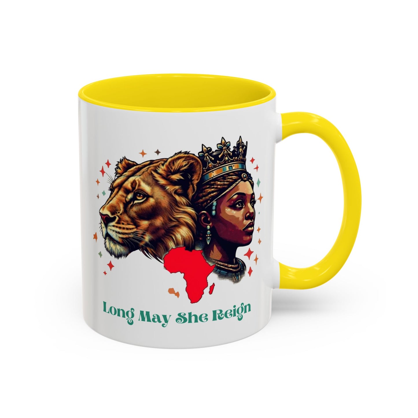 Long May She Reign -  Accent Coffee Mug (11oz)