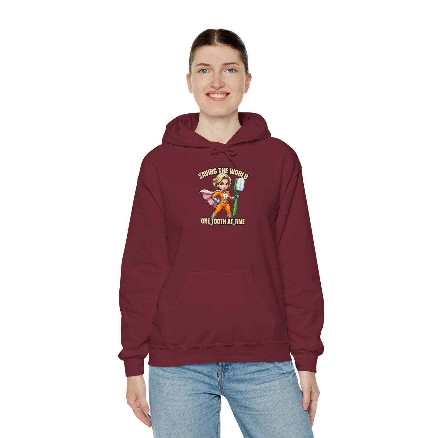 Super Smiles Defender - WW Unisex Heavy Blend™ Hooded Sweatshirt