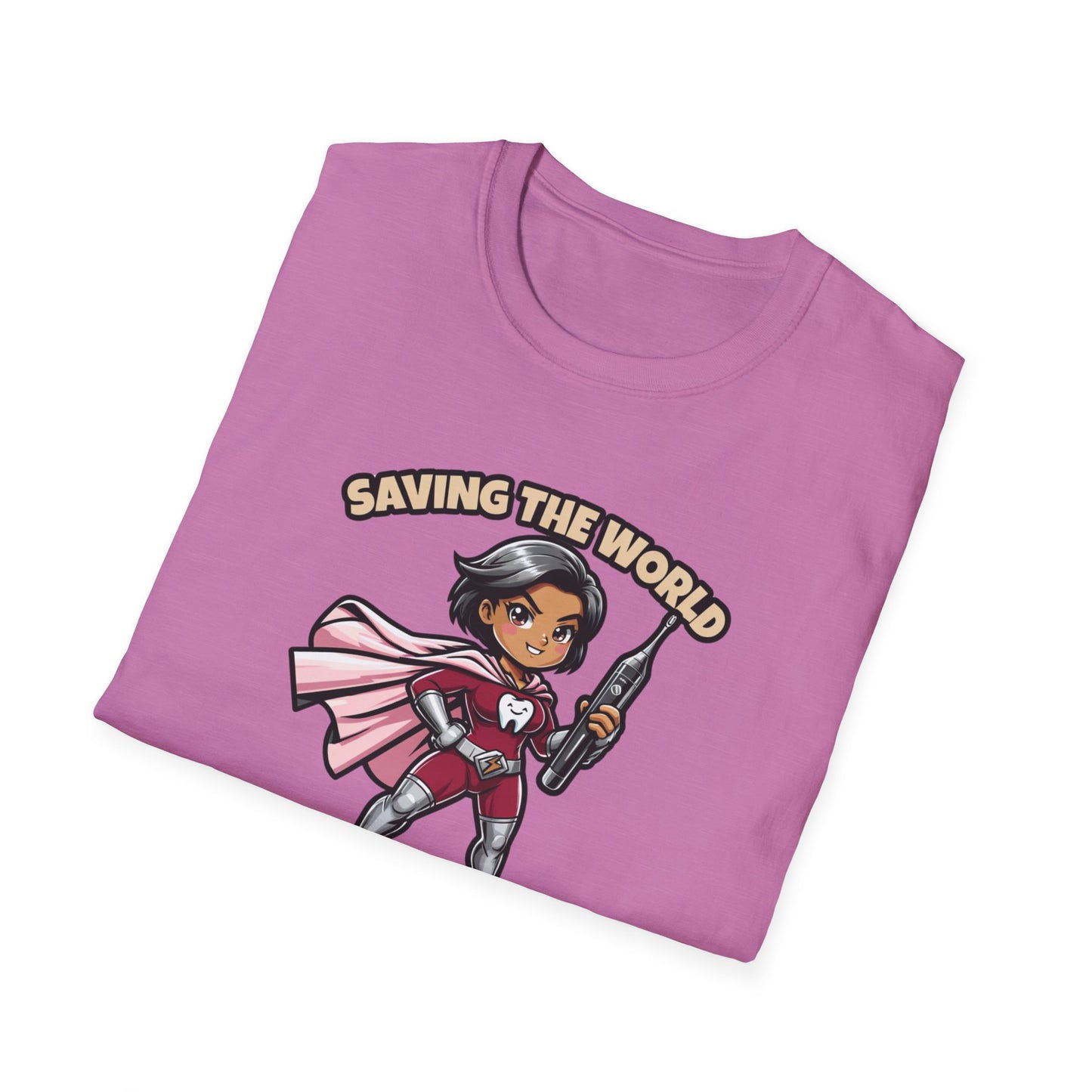 Super Smiles Defender - AW  Unisex Softstyle T-Shirt