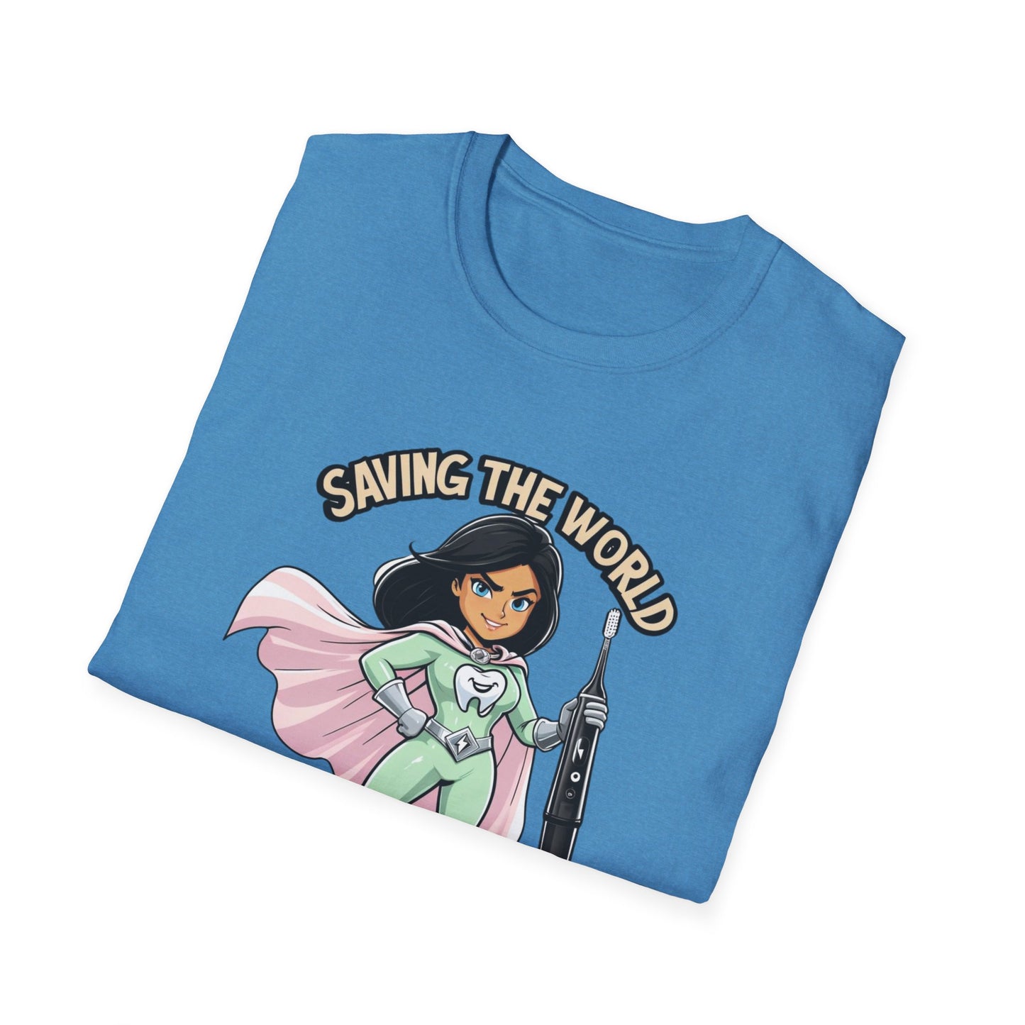 Super Smiles Defender - IW  Unisex Softstyle T-Shirt