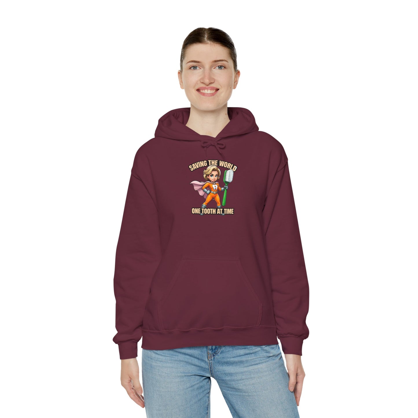 Super Smiles Defender - WW Unisex Heavy Blend™ Hooded Sweatshirt