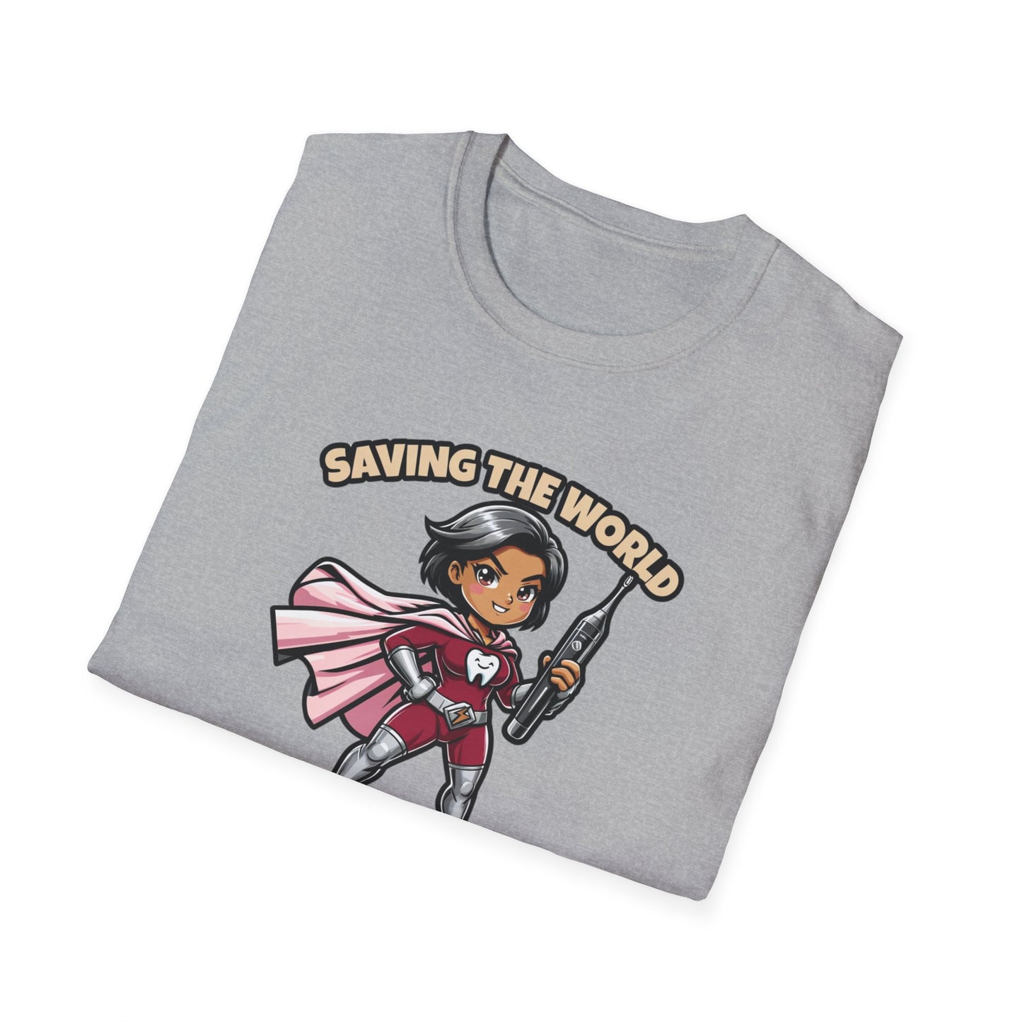 Super Smiles Defender - AW  Unisex Softstyle T-Shirt