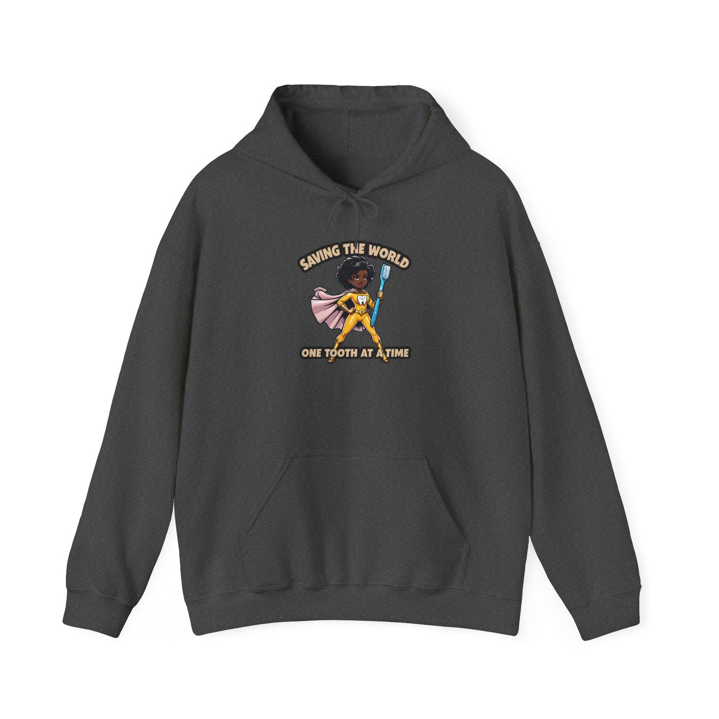 Super Smiles Defender - BW Unisex Heavy Blend™ Hooded Sweatshirt