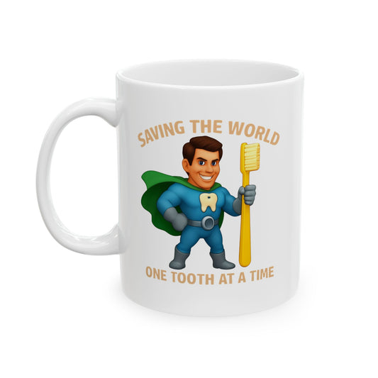 Super Smiles Defender - WM Ceramic Mug, (11oz)