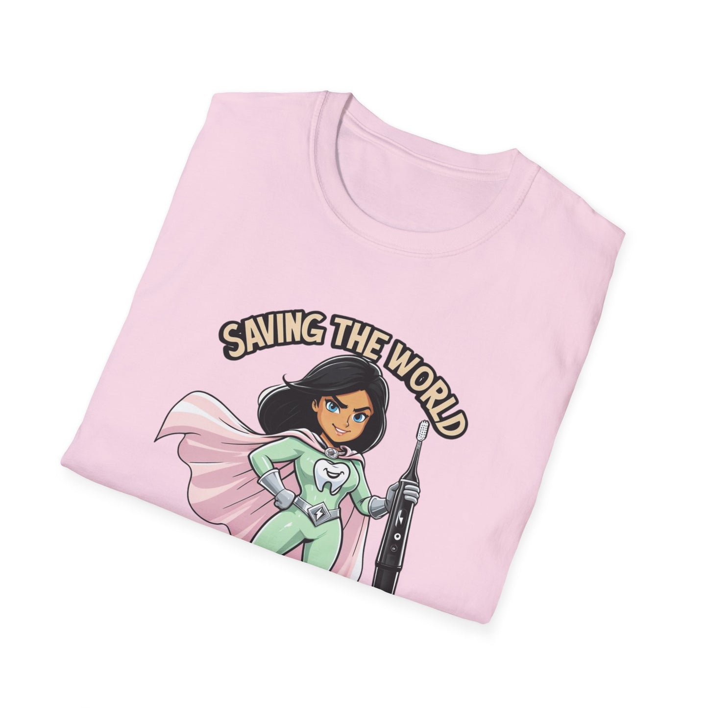 Super Smiles Defender - IW  Unisex Softstyle T-Shirt