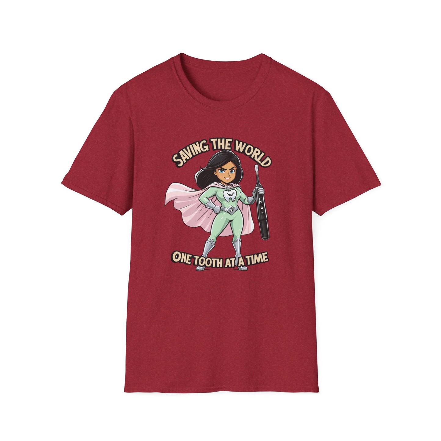 Super Smiles Defender - IW  Unisex Softstyle T-Shirt