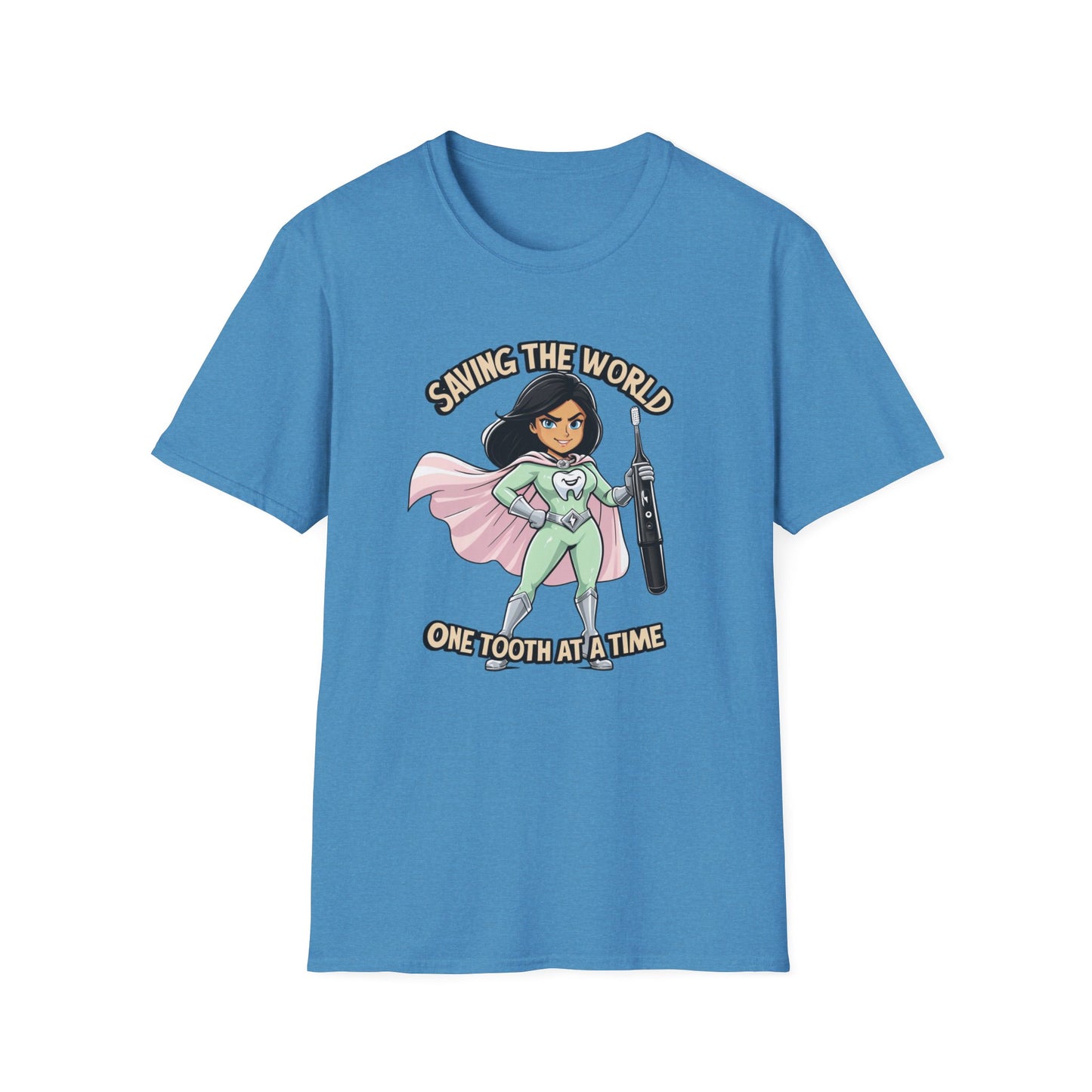 Super Smiles Defender - IW  Unisex Softstyle T-Shirt