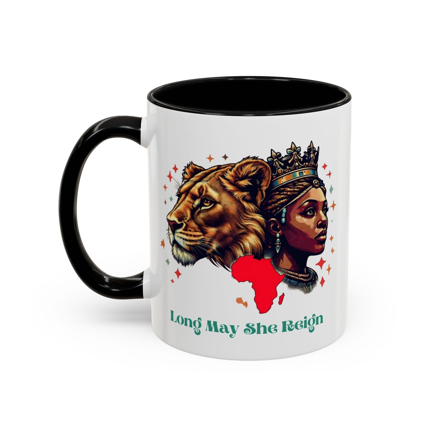 Long May She Reign -  Accent Coffee Mug (11oz)