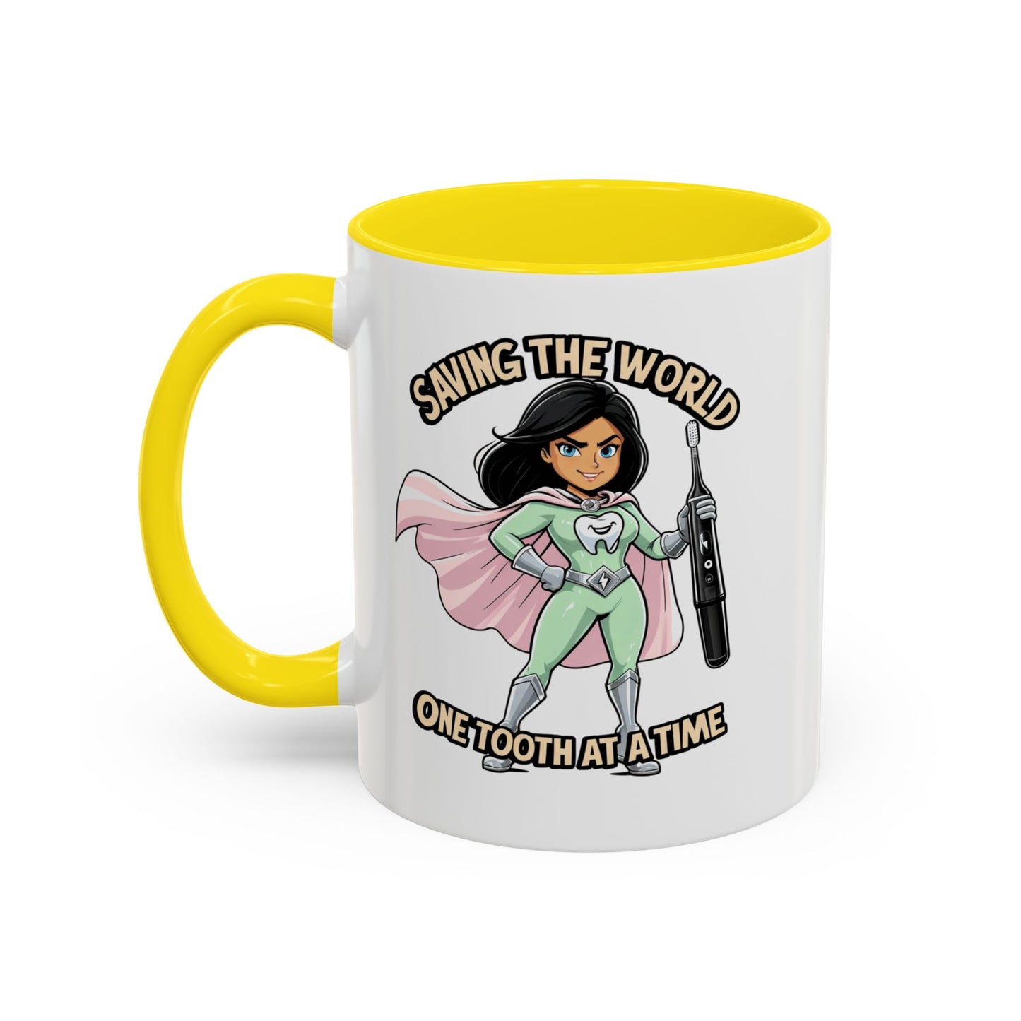 Super Smiles Defender - IW  Accent Coffee Mug (11oz)