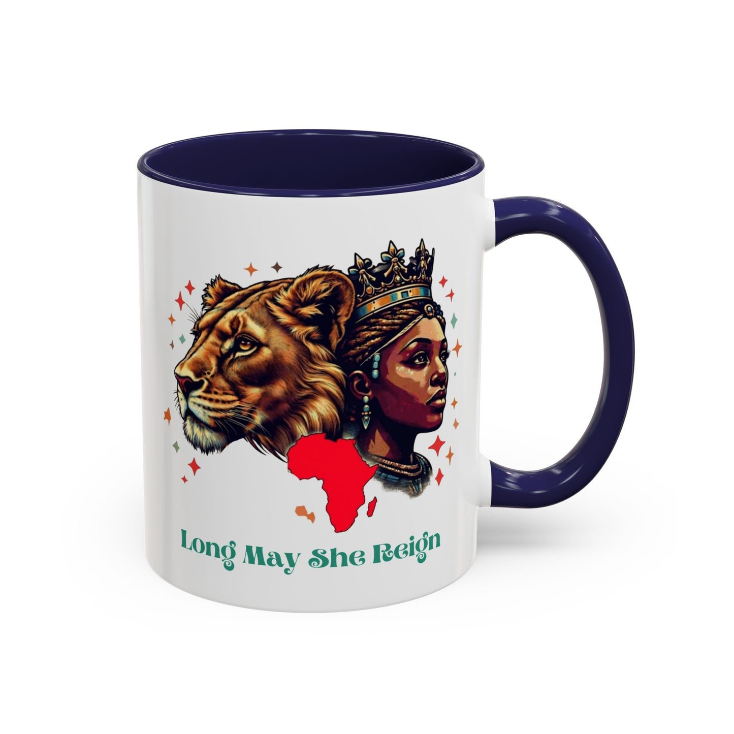 Long May She Reign -  Accent Coffee Mug (11oz)