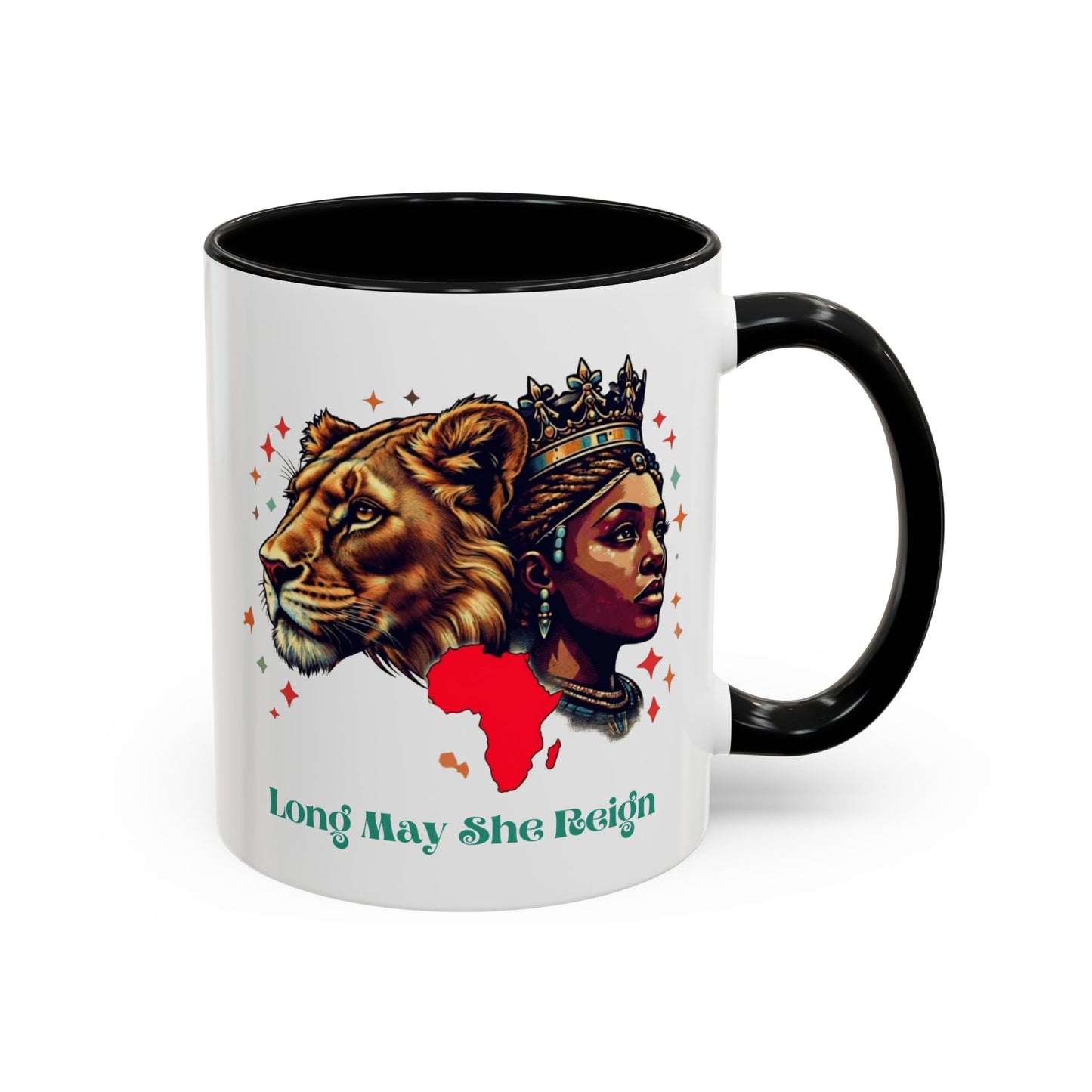 Long May She Reign -  Accent Coffee Mug (11oz)