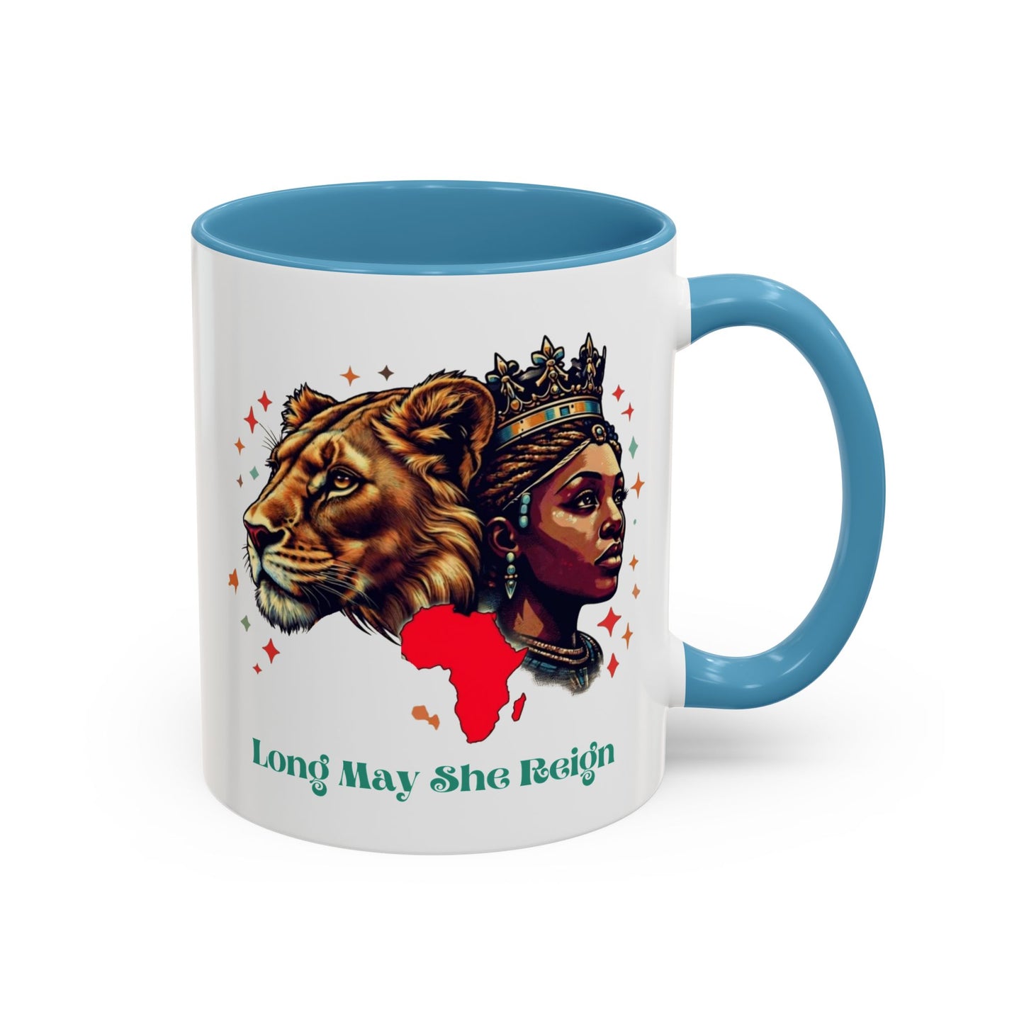 Long May She Reign -  Accent Coffee Mug (11oz)