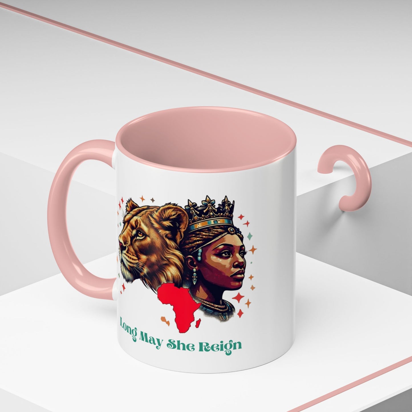 Long May She Reign -  Accent Coffee Mug (11oz)