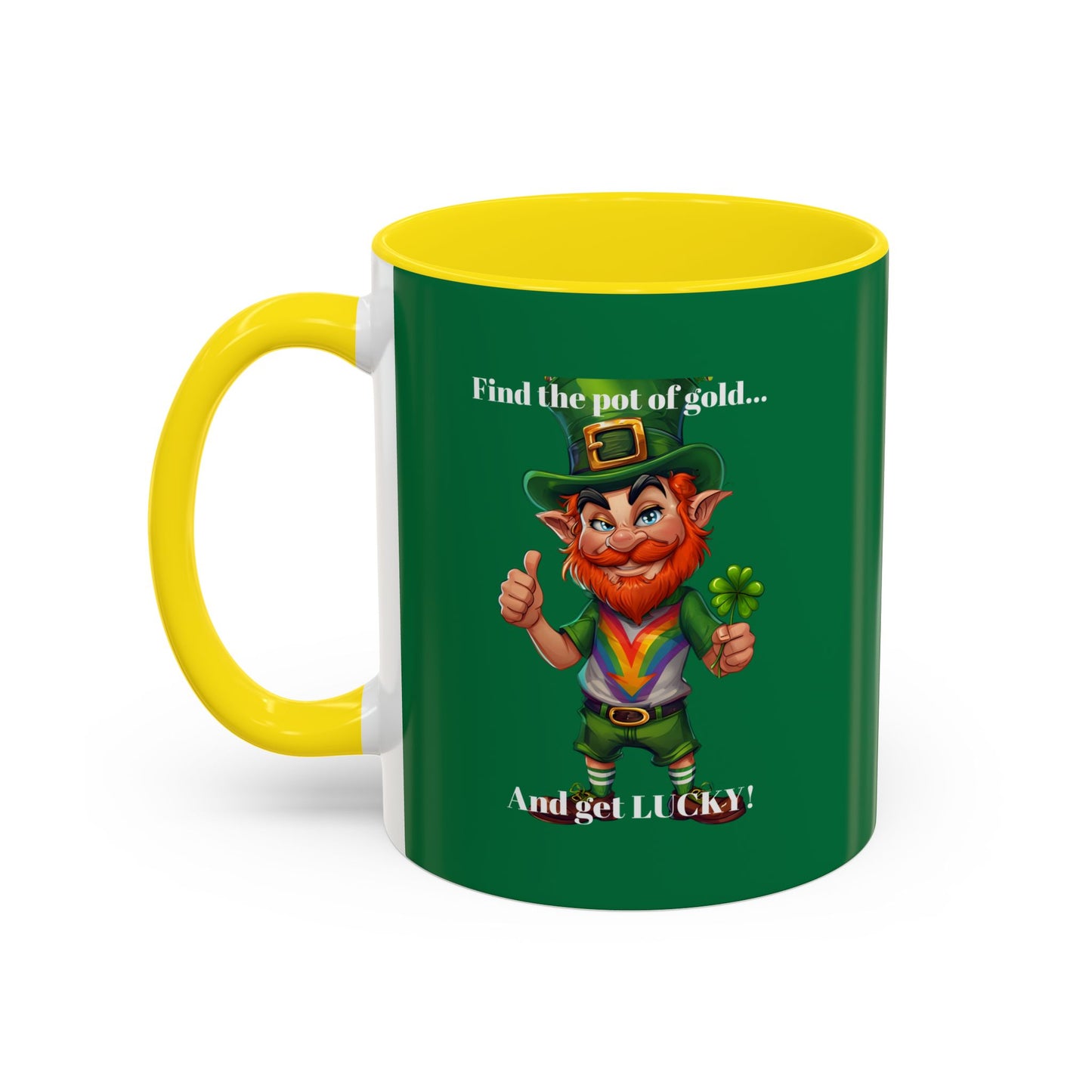 Accent Mug - Get Lucky M Design - 11oz