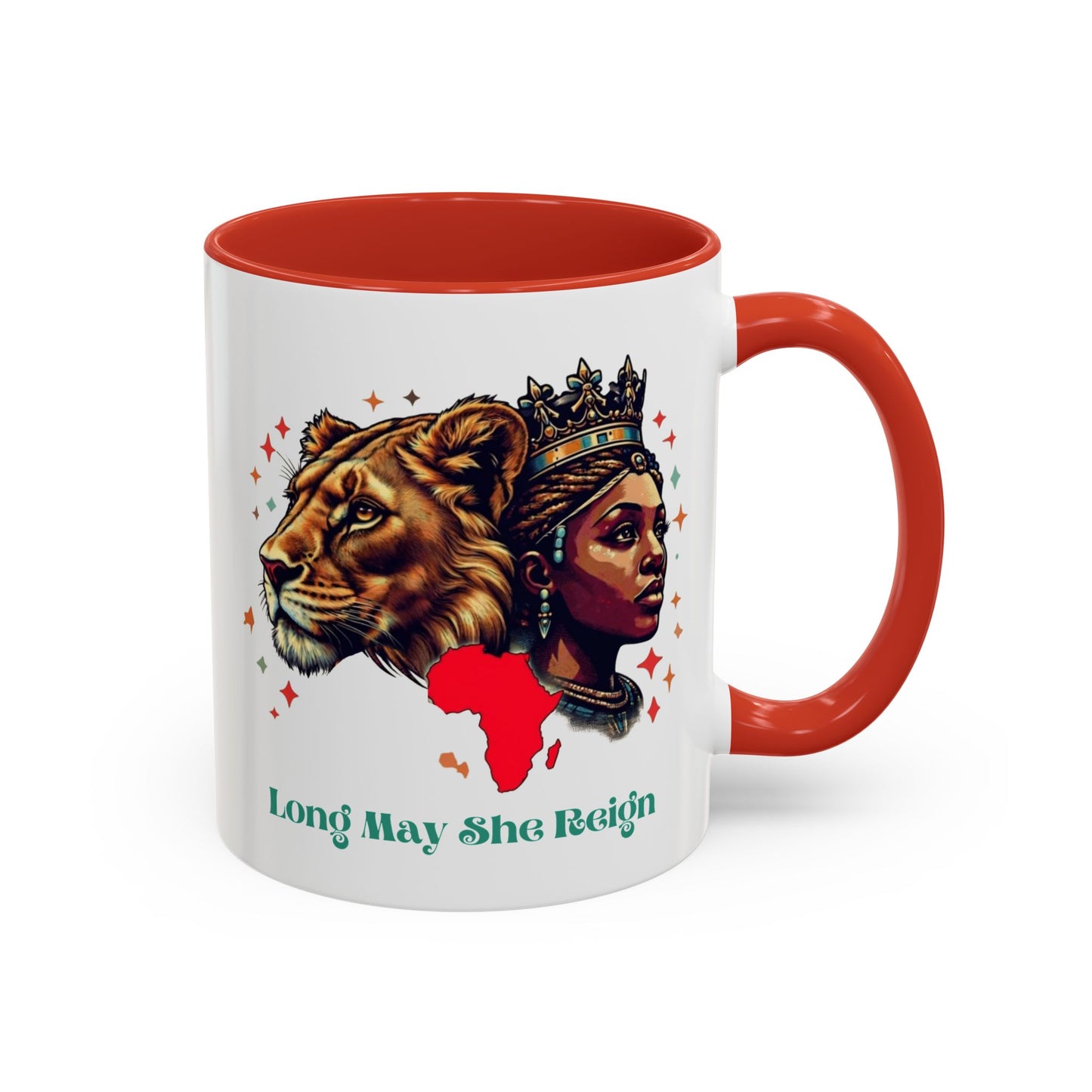Long May She Reign -  Accent Coffee Mug (11oz)