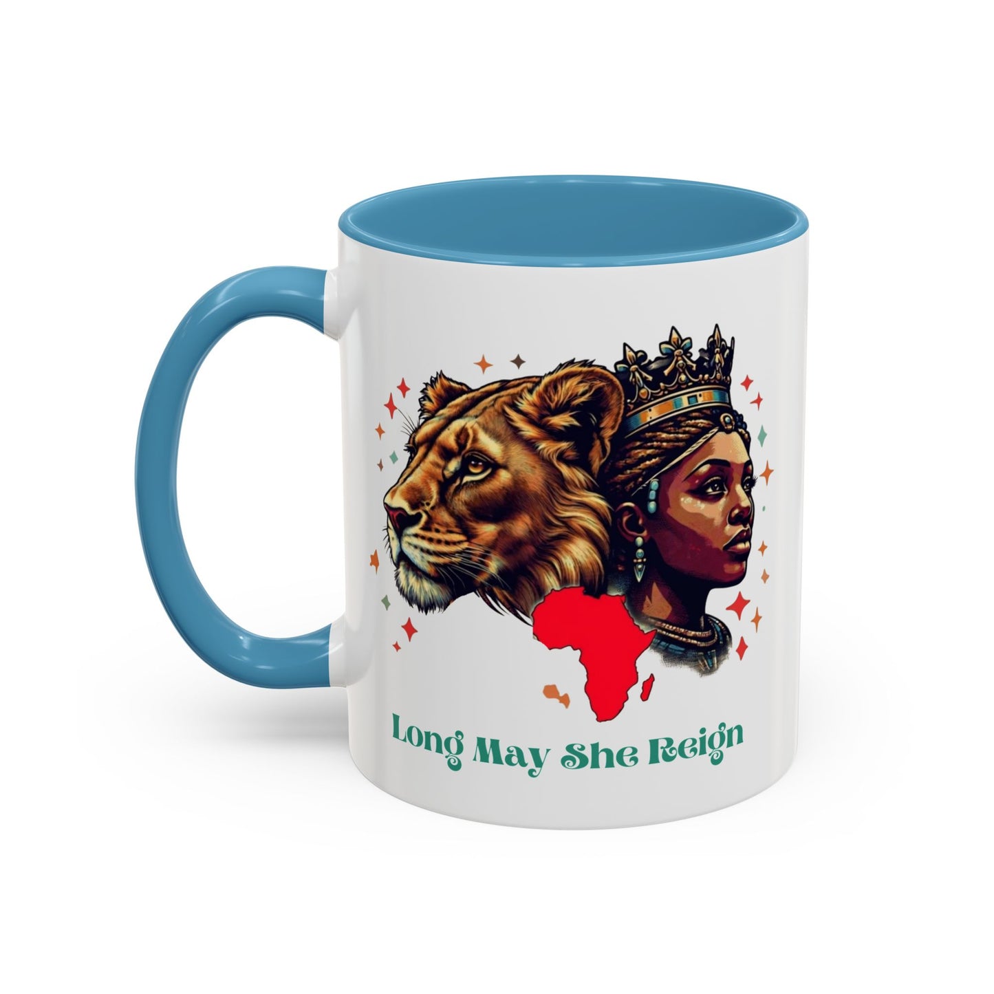 Long May She Reign -  Accent Coffee Mug (11oz)