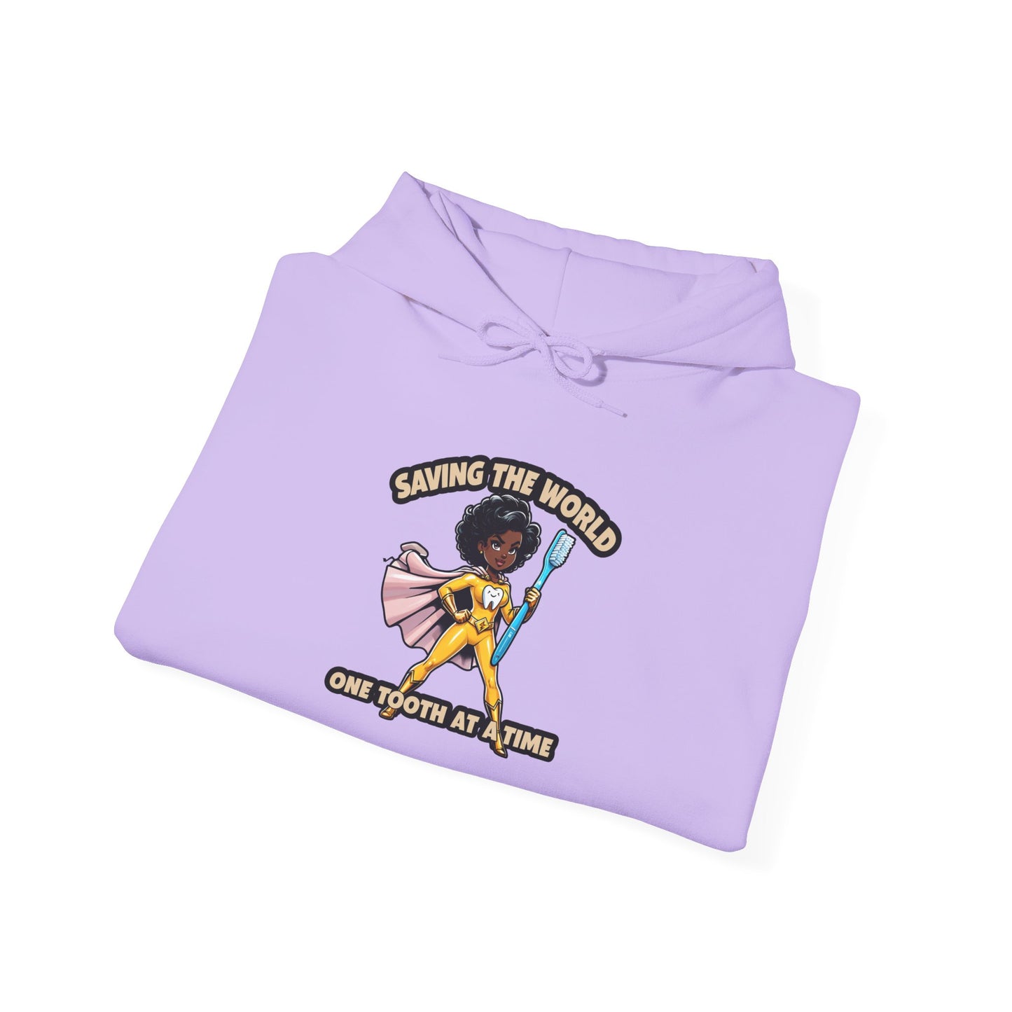 Super Smiles Defender - BW Unisex Heavy Blend™ Hooded Sweatshirt