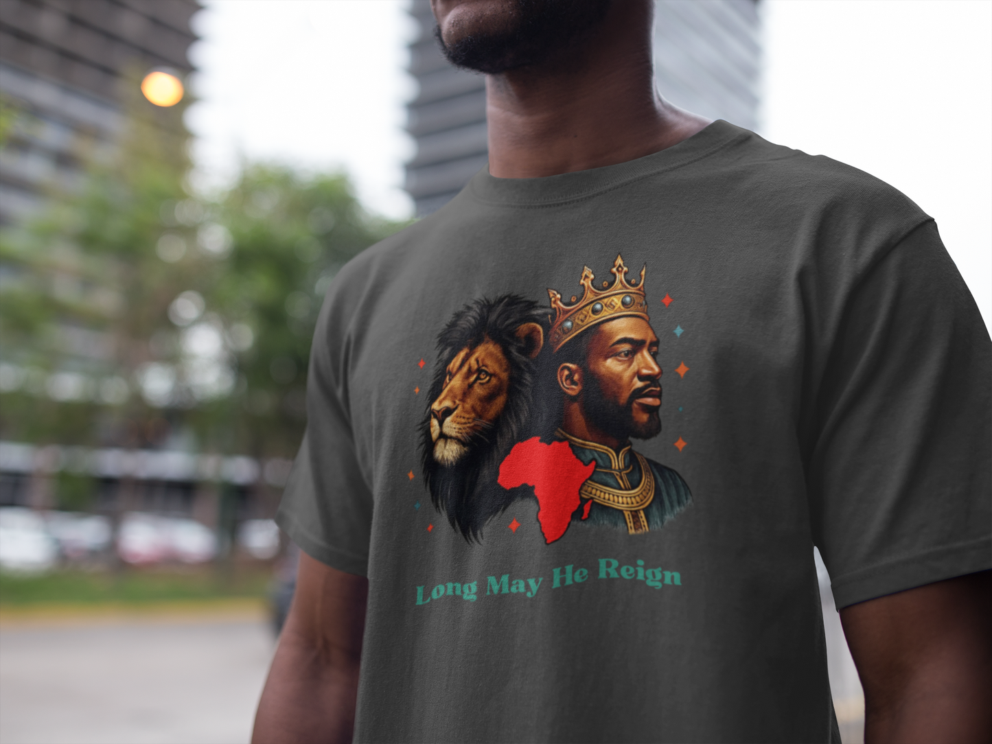 Long May He Reign - Unisex Garment-Dyed T-shirt