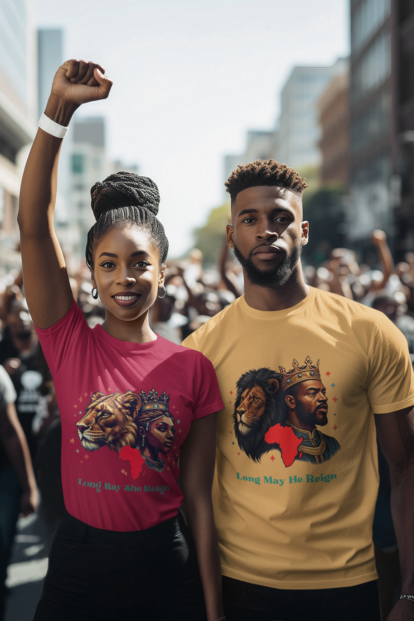 Long May He Reign - Unisex Garment-Dyed T-shirt