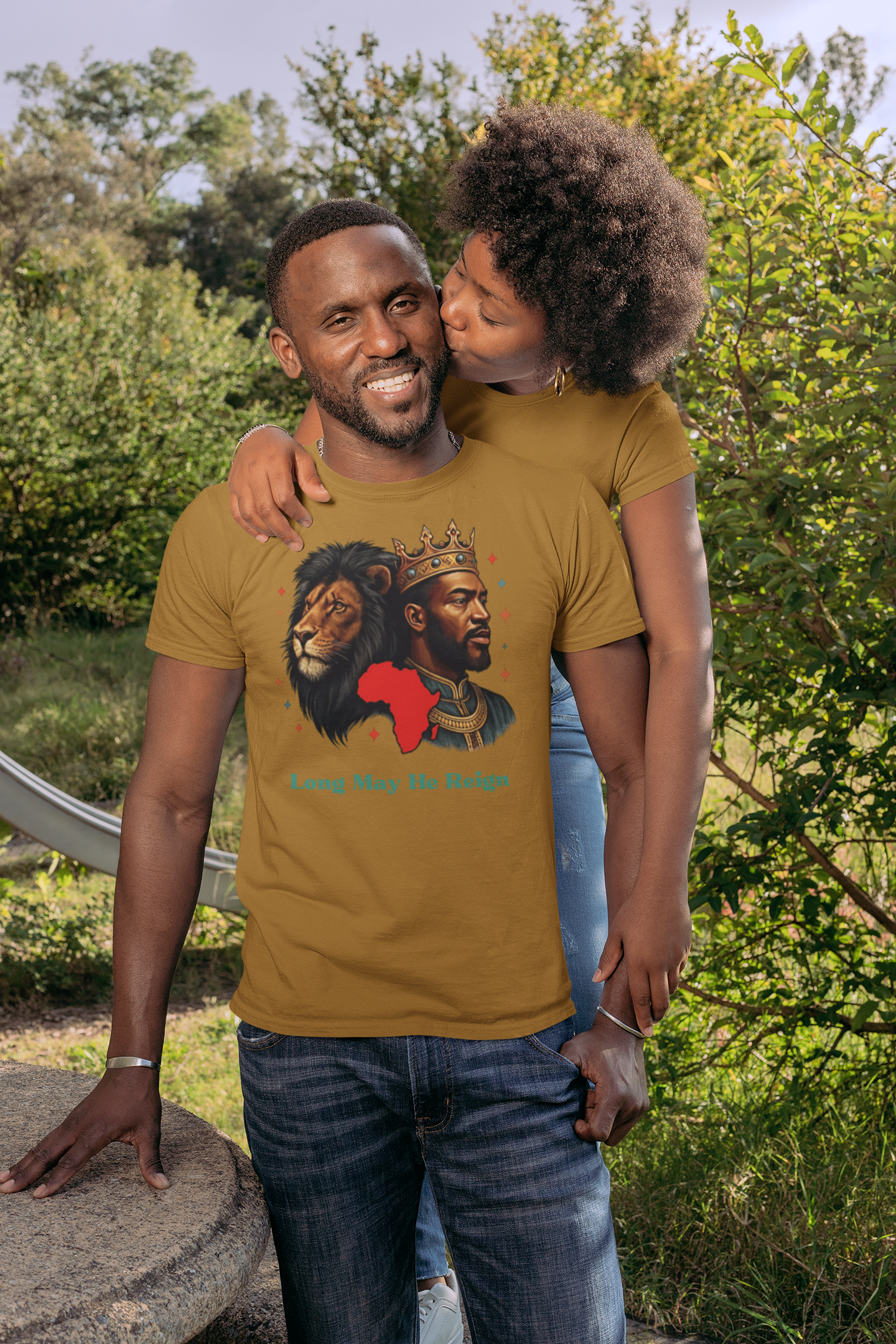 Long May He Reign - Unisex Garment-Dyed T-shirt