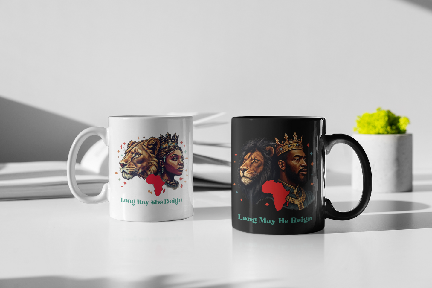 Long May He Reign - Black Mug (11oz)