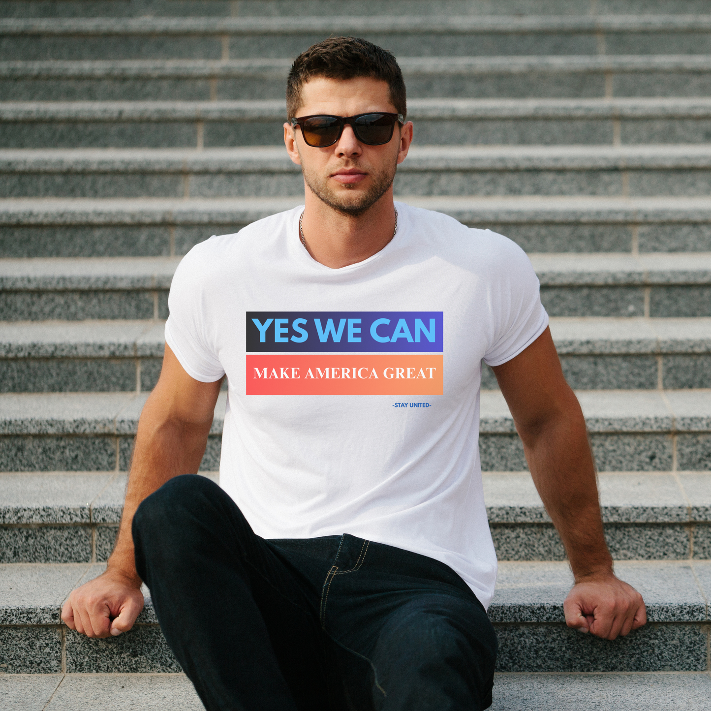 Yes We can make America Great - Unisex Garment-Dyed T-shirt