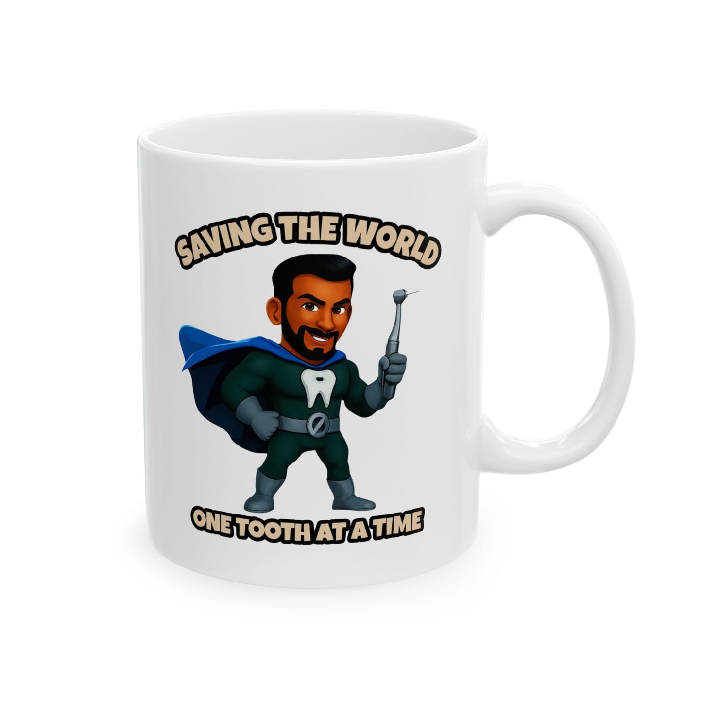 Super Smiles Defender - IM Ceramic Mug, (11oz)