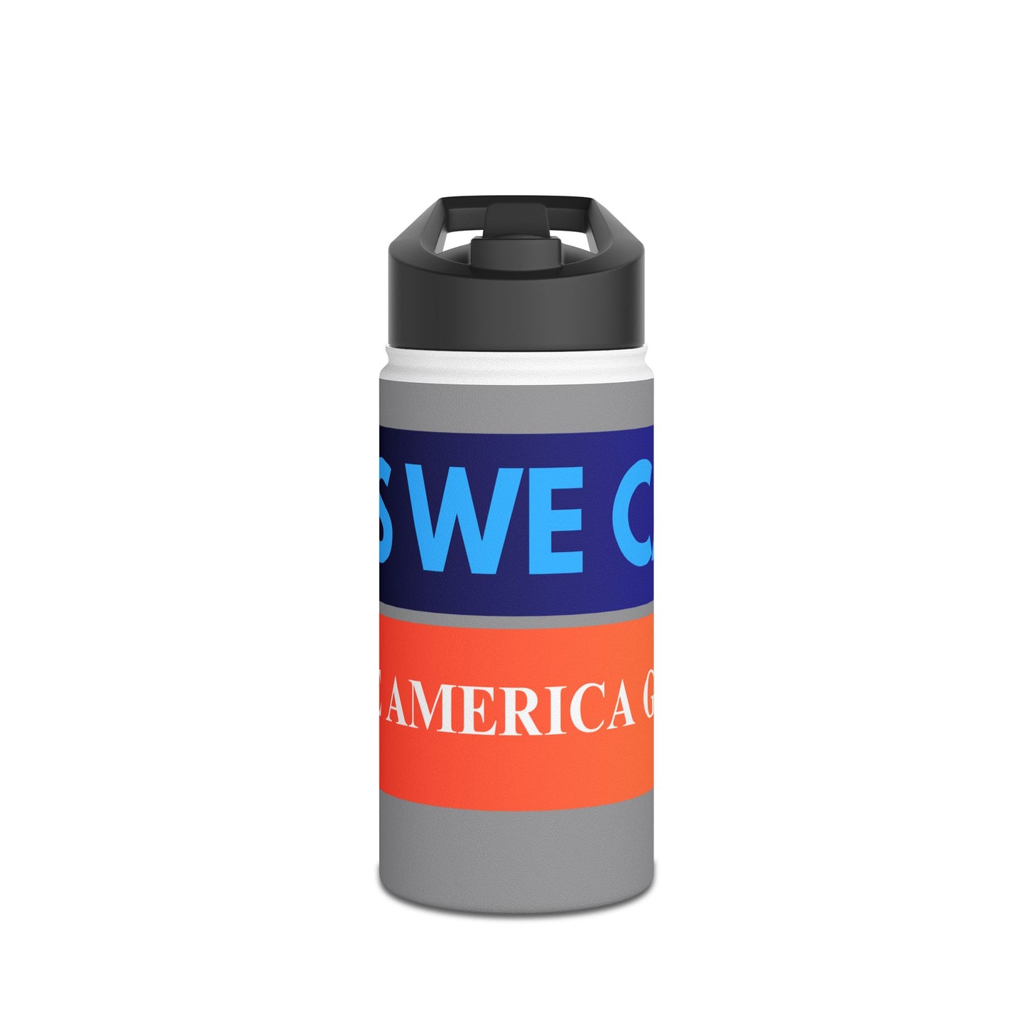 Yes We Can Make America Great Stainless Steel Water Bottle, Standard Lid