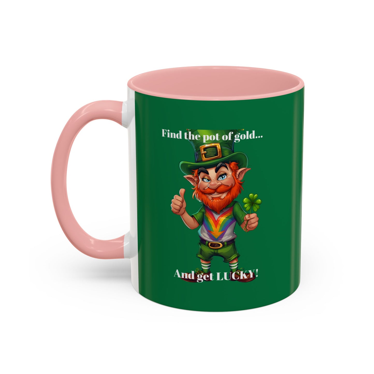 Accent Mug - Get Lucky M Design - 11oz