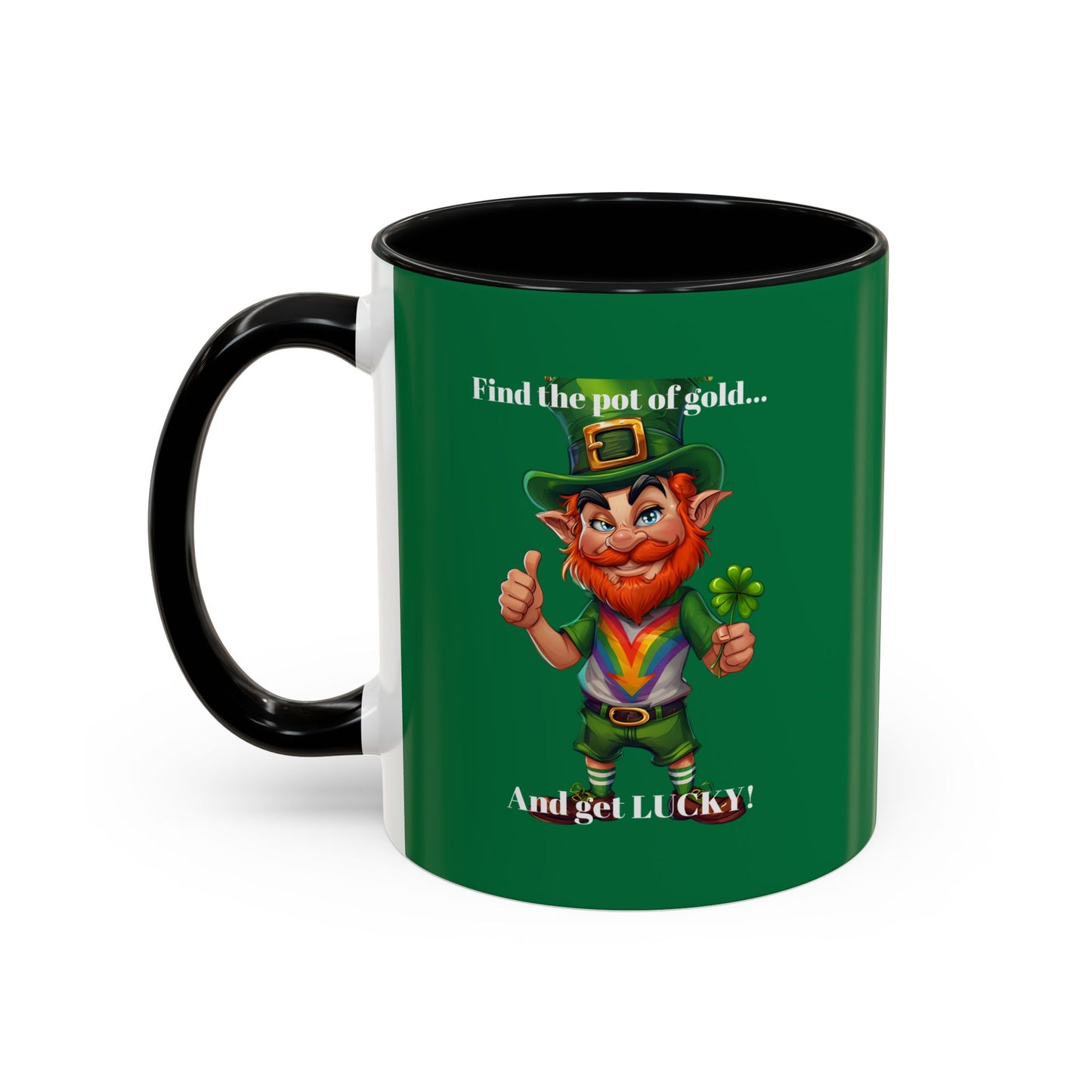 Accent Mug - Get Lucky M Design - 11oz