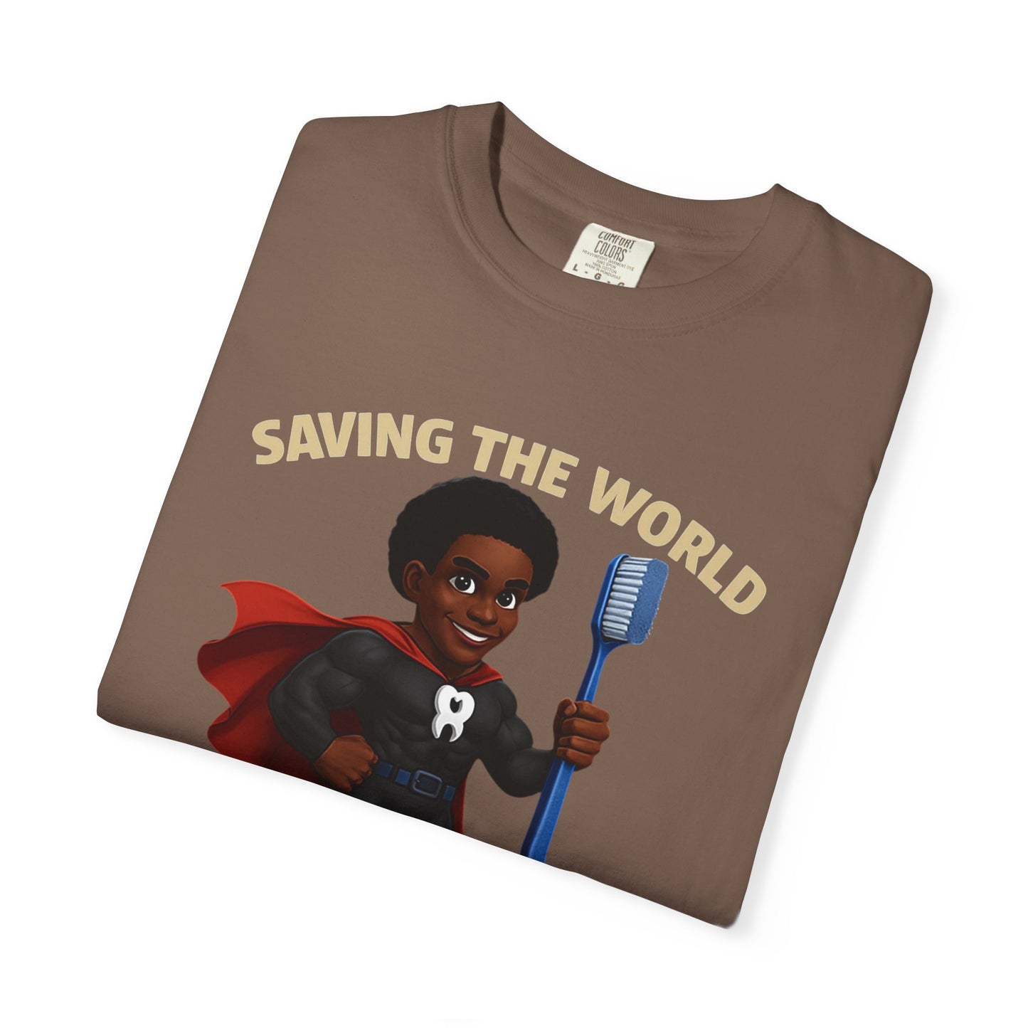 Super Smiles Defender - BM  Unisex Garment-Dyed T-shirt