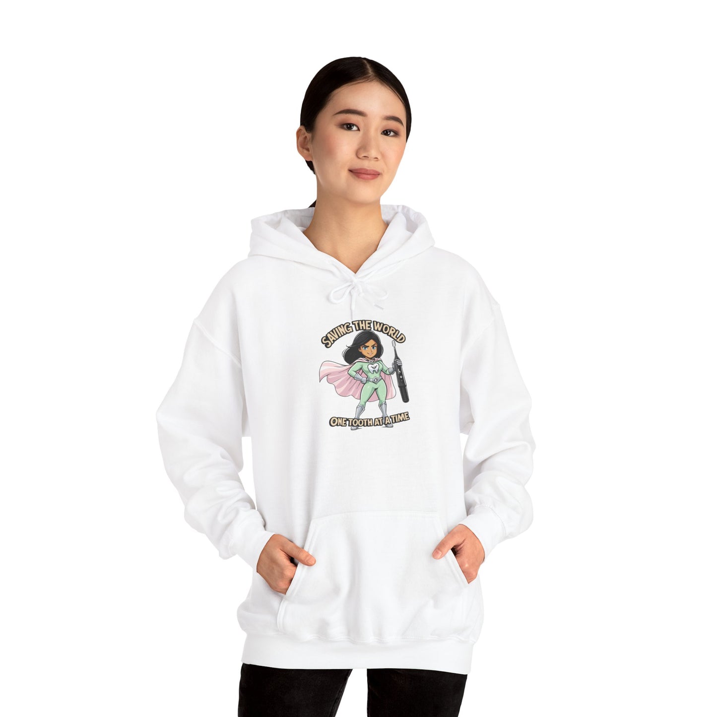 Super Smiles Defender - IW Unisex Heavy Blend™ Hooded Sweatshirt
