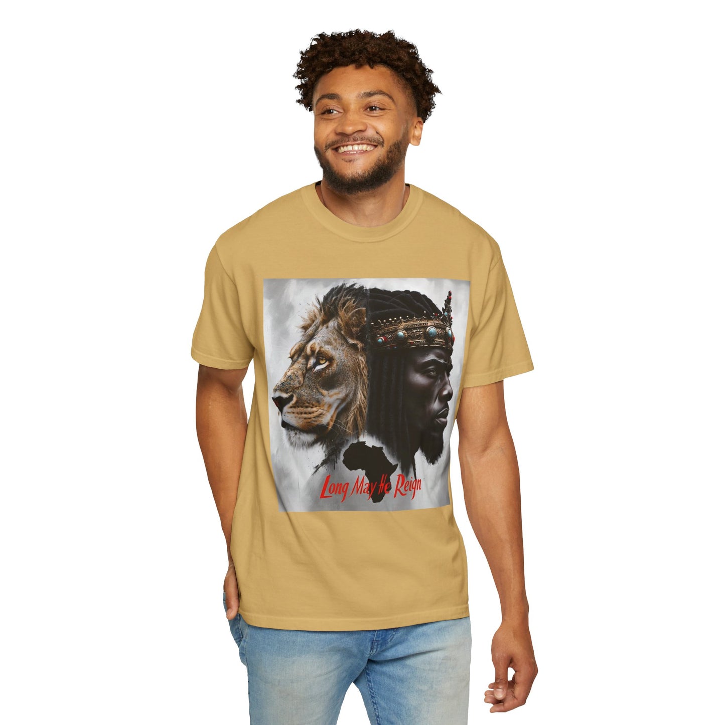 Long May He Reign (fierce) Unisex Garment-Dyed T-shirt