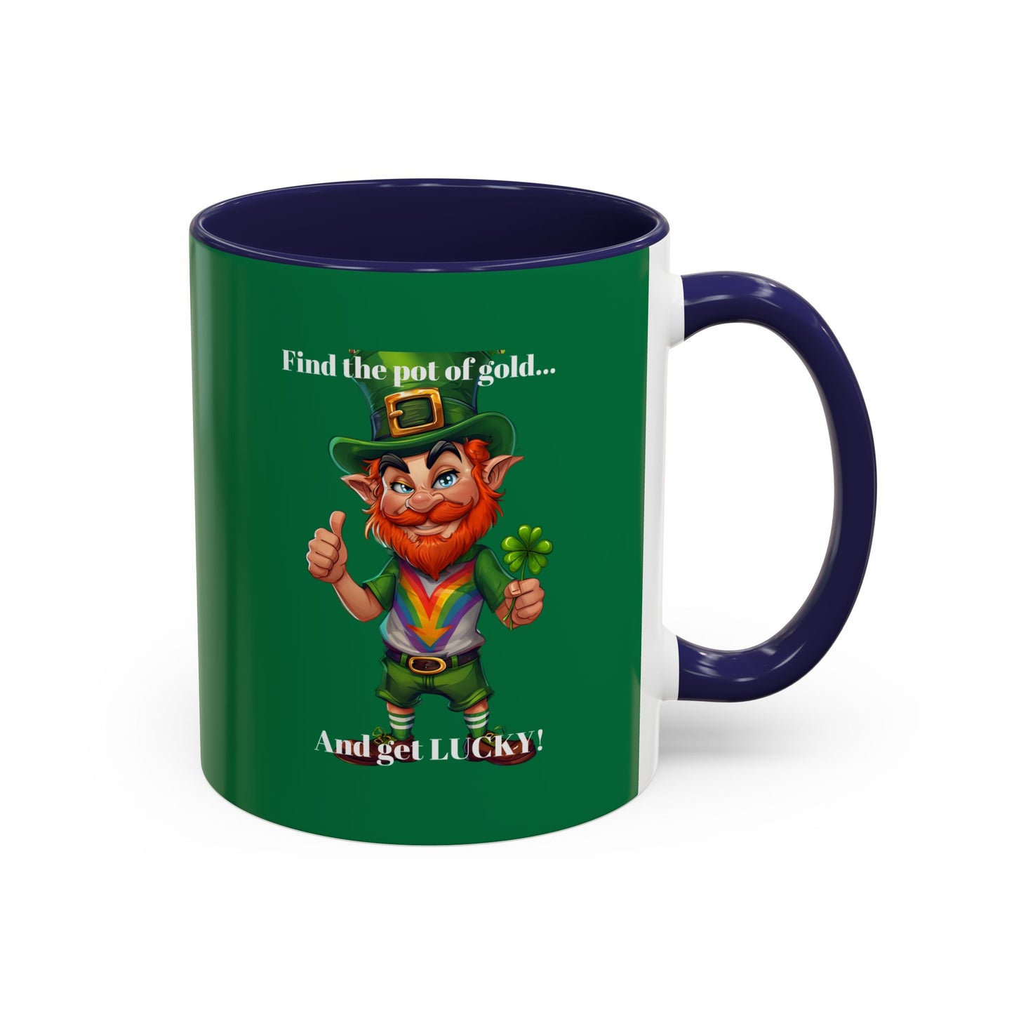 Accent Mug - Get Lucky M Design - 11oz