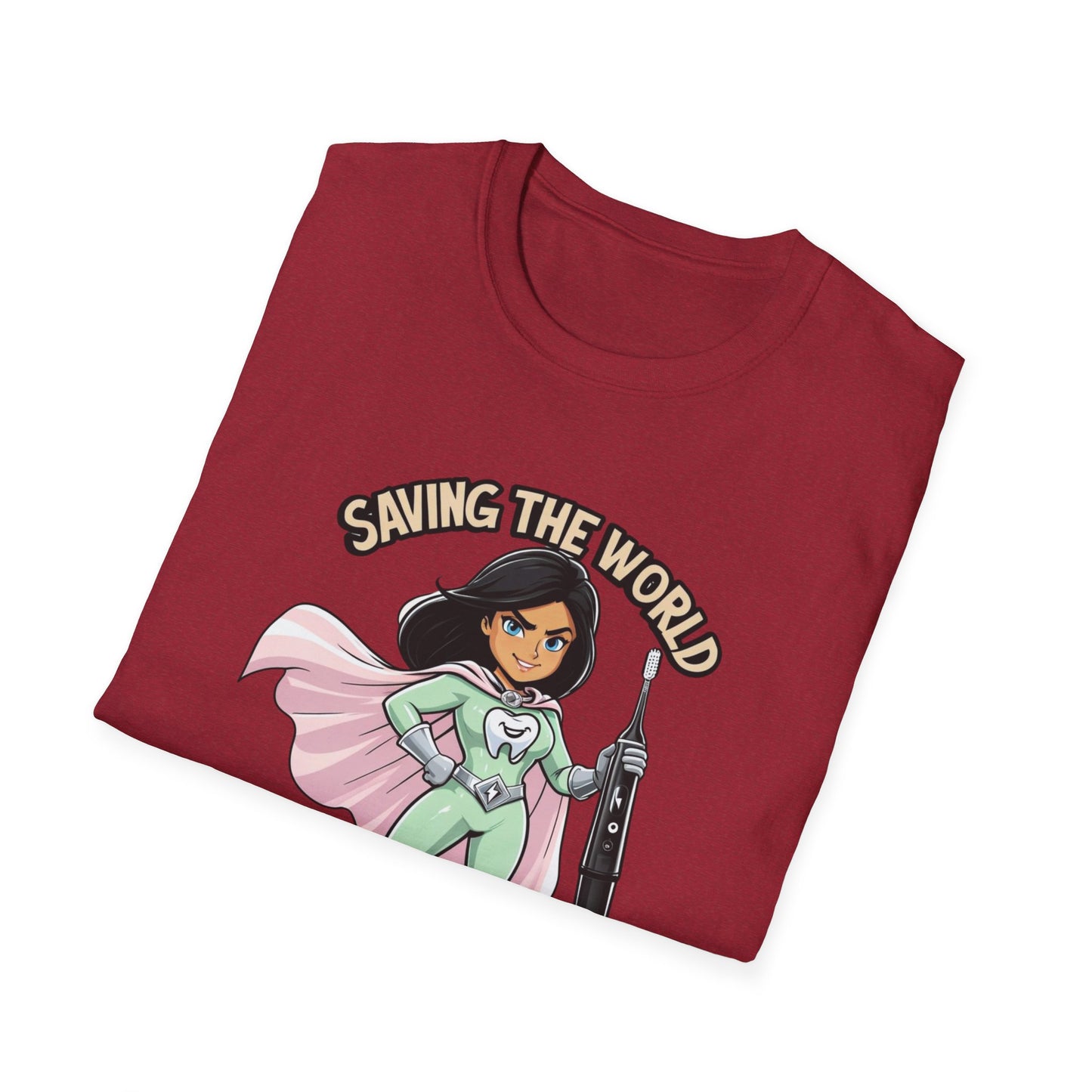 Super Smiles Defender - IW  Unisex Softstyle T-Shirt